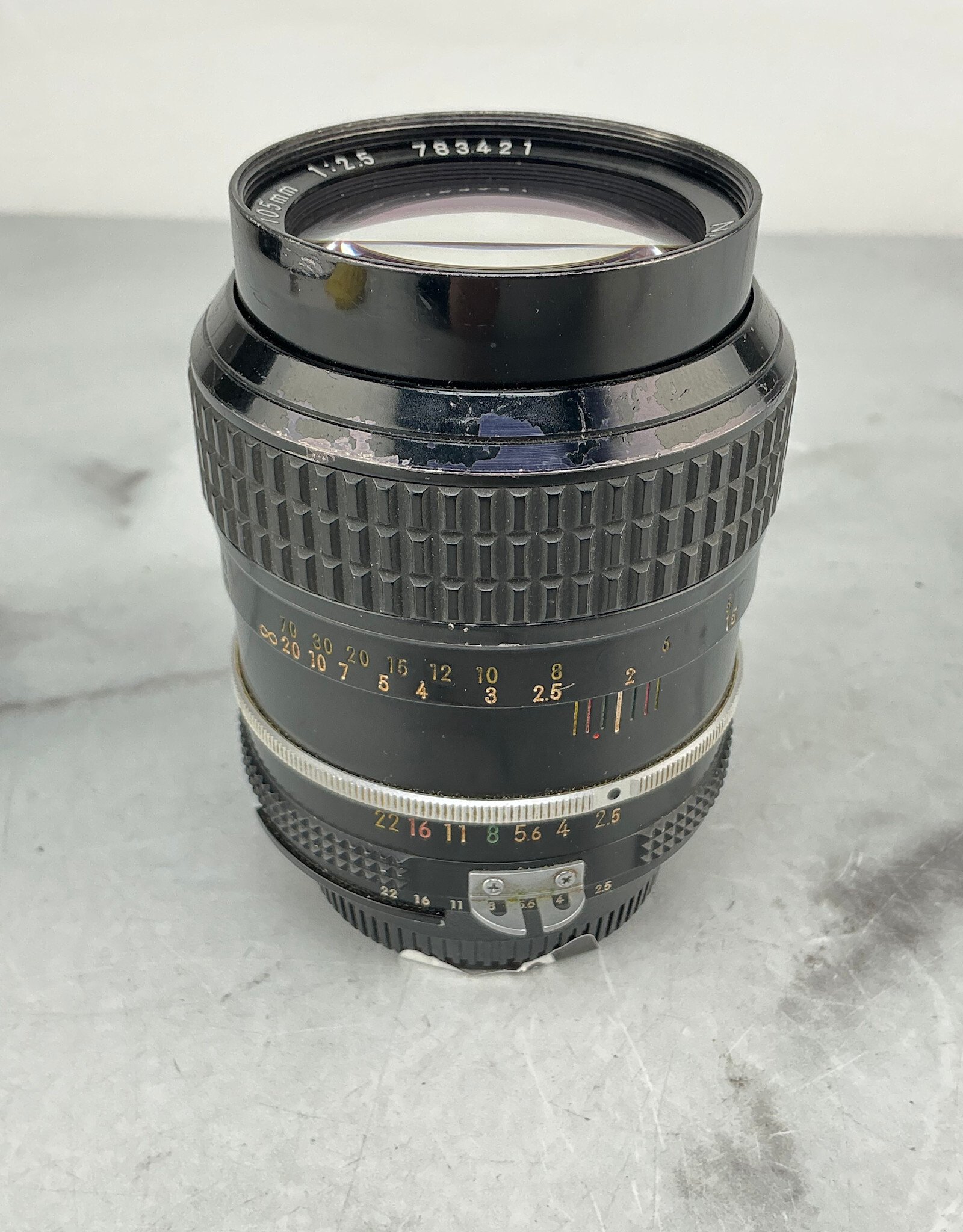 NIKON Nikon Nikkor 105mm f2.5 AI Lens Used Fair