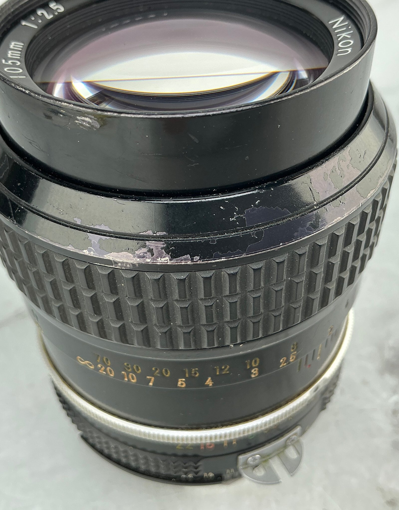 NIKON Nikon Nikkor 105mm f2.5 AI Lens Used Fair