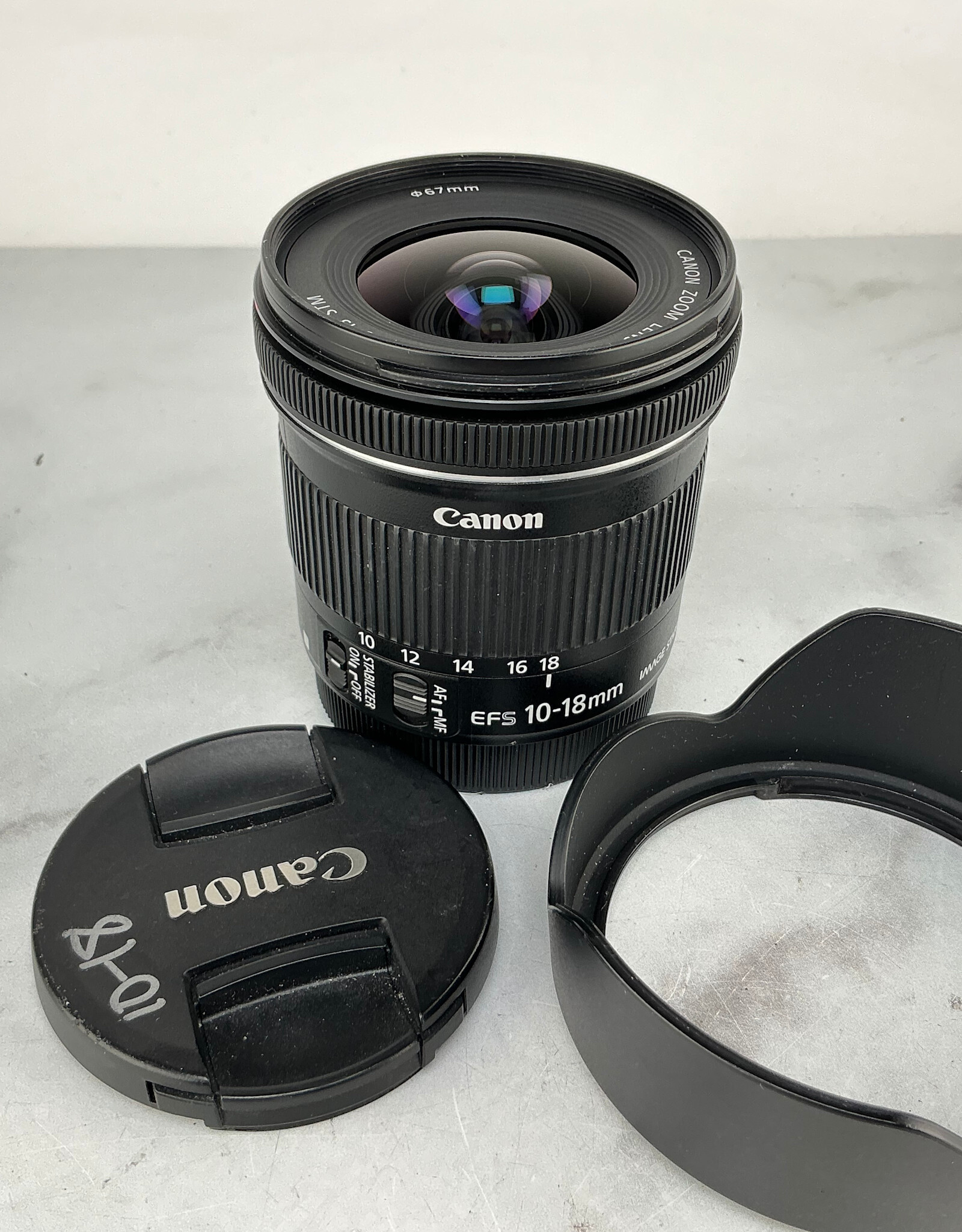CANON Canon EF-S 10-18mm f4.5-5.6 IS STM Lens Used Good