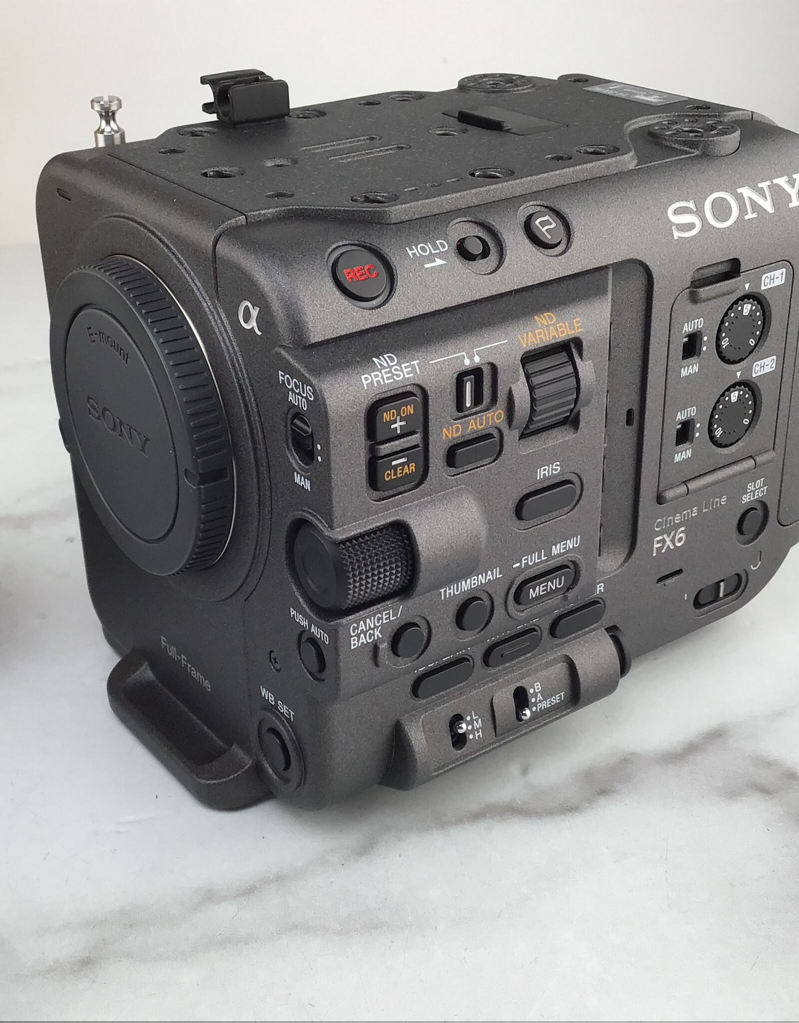 SONY Sony FX6 Camera in Box Used “LN” 0hrs