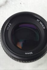 NIKON Nikon AF Nikkor 50mm f1.4 D Lens Used Good