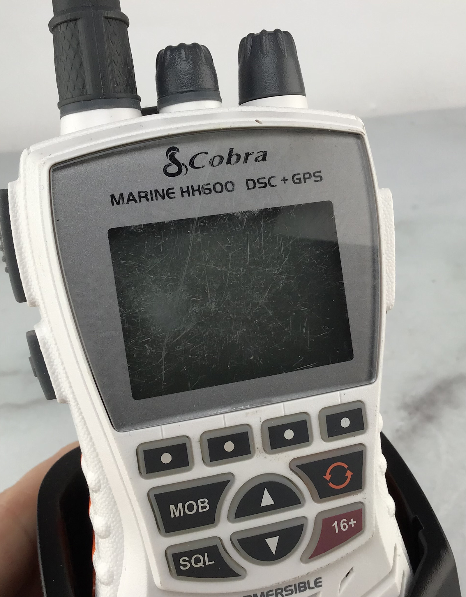 Cobra Cobra Marine Model HH600 DSC + GPS Radio Used Fair