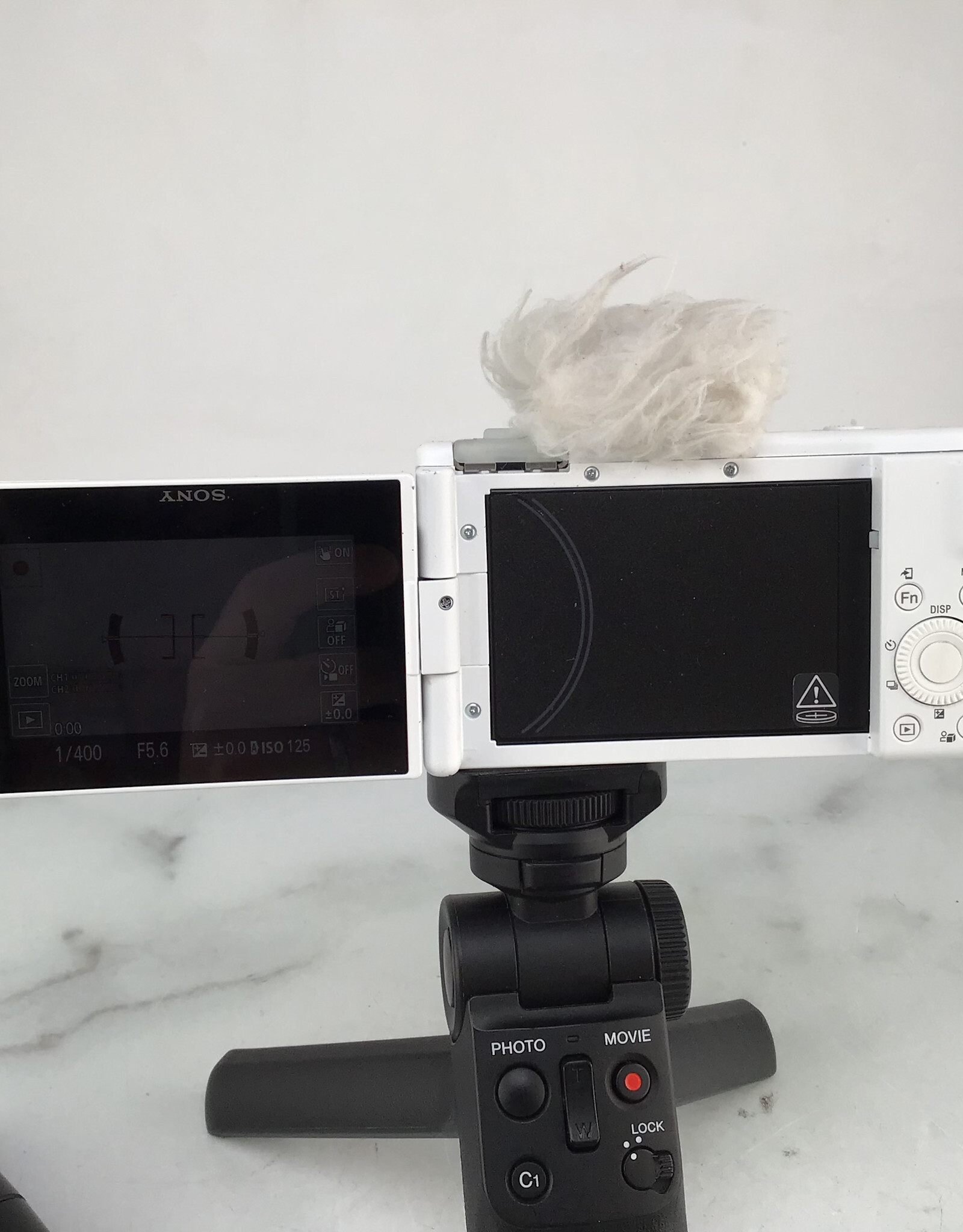 SONY Sony ZV-1F Camera w/ Shooting Grip  GP-VPT2BT Used Good