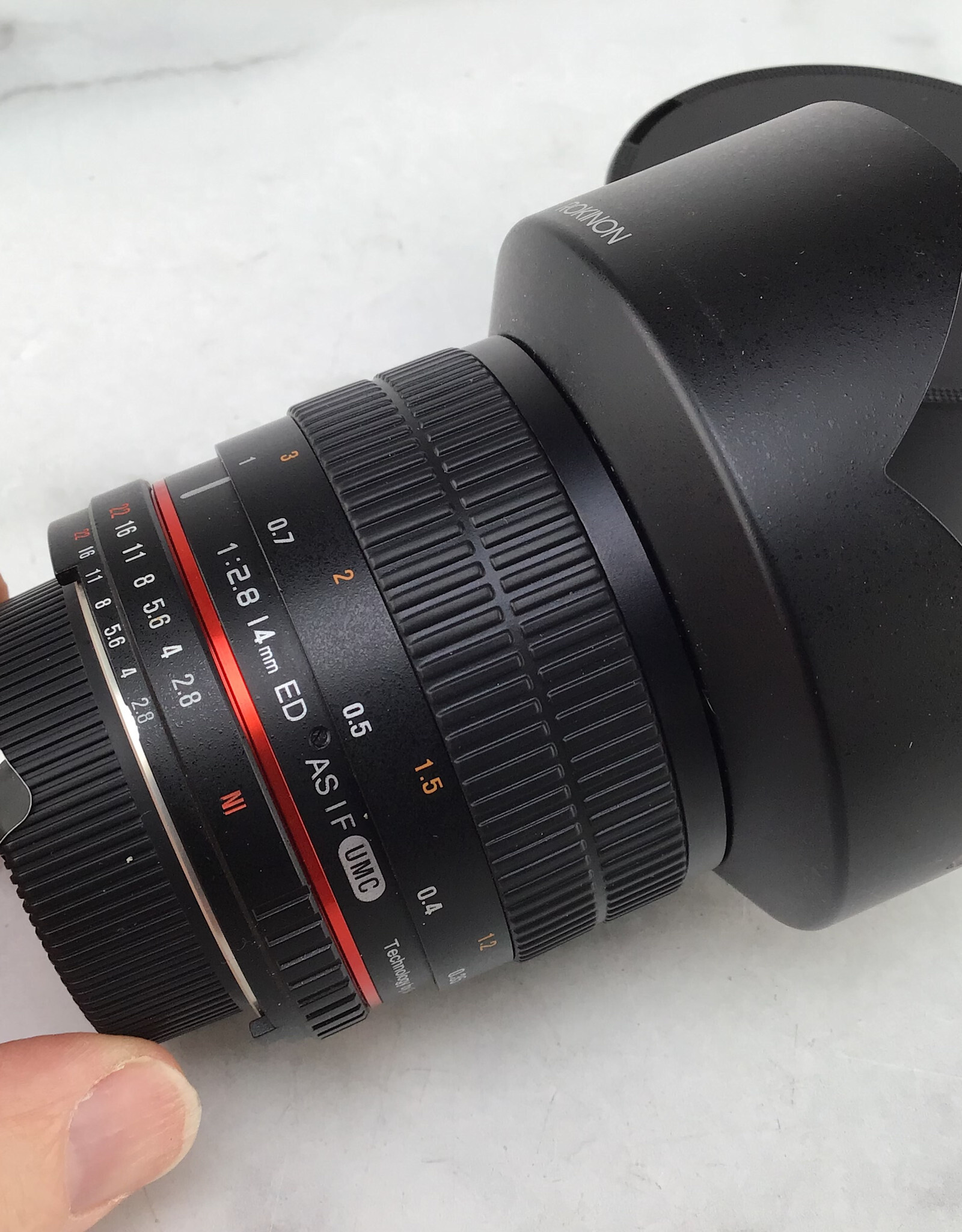 ROKINON Rokinon 14mm 2.8 ED AS IF UMC Lens for Nikon Used Good