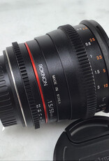 ROKINON Rokinon 50mm T1.5 AS UMC Cinema Lens for Canon EF Used Good