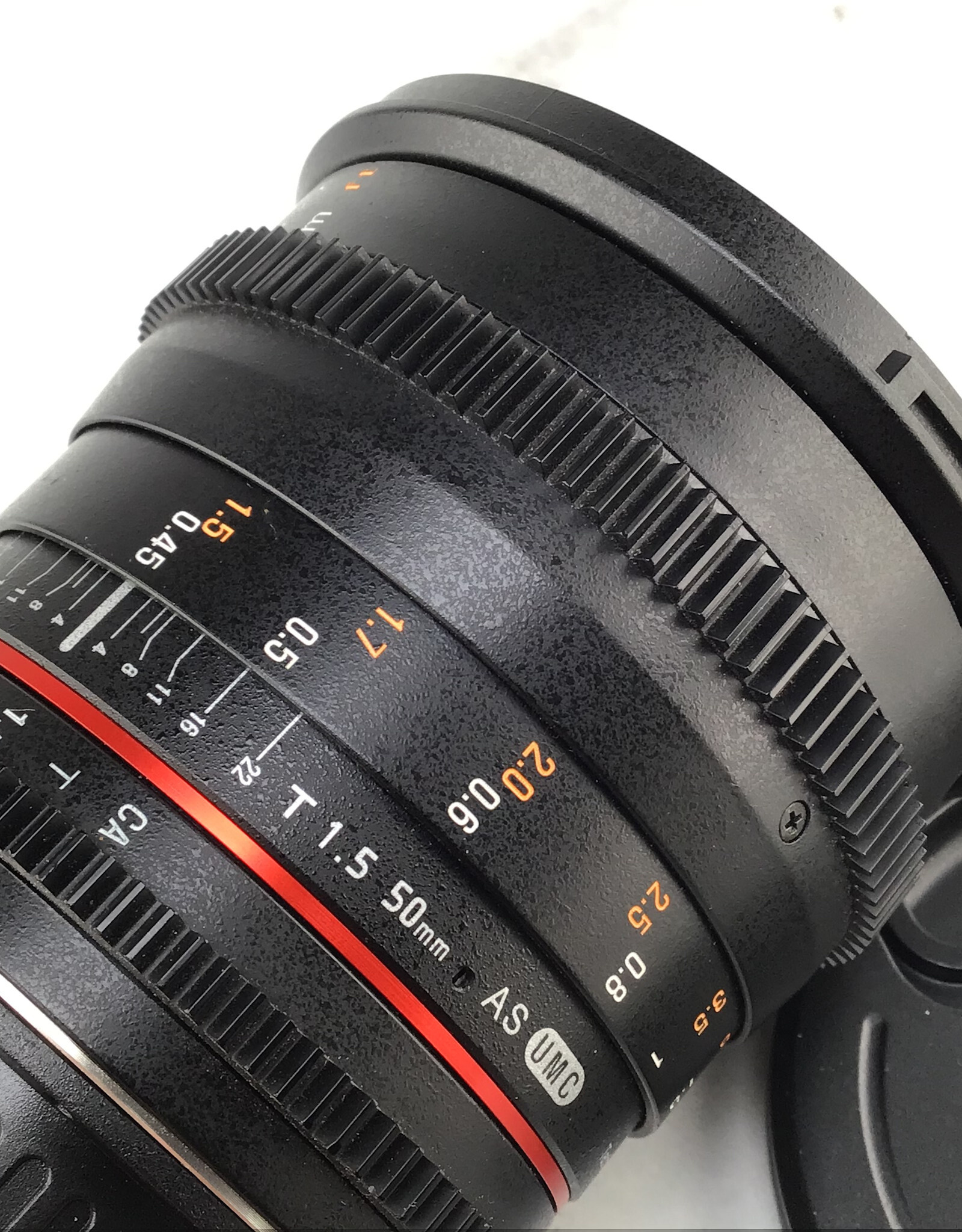 ROKINON Rokinon 50mm T1.5 AS UMC Cinema Lens for Canon EF Used Good