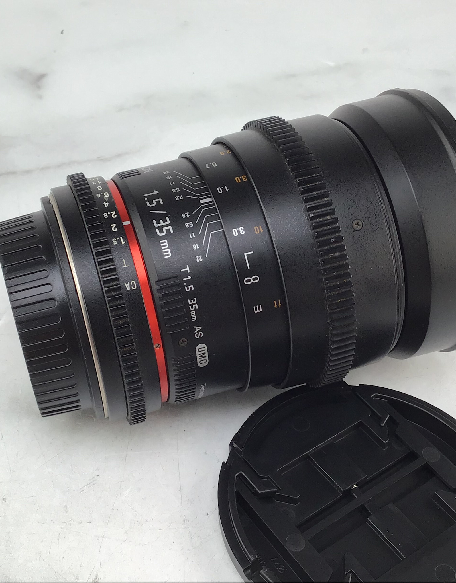 ROKINON Rokinon 35mm T1.5 AS UMC Lens for Canon EF Used Good