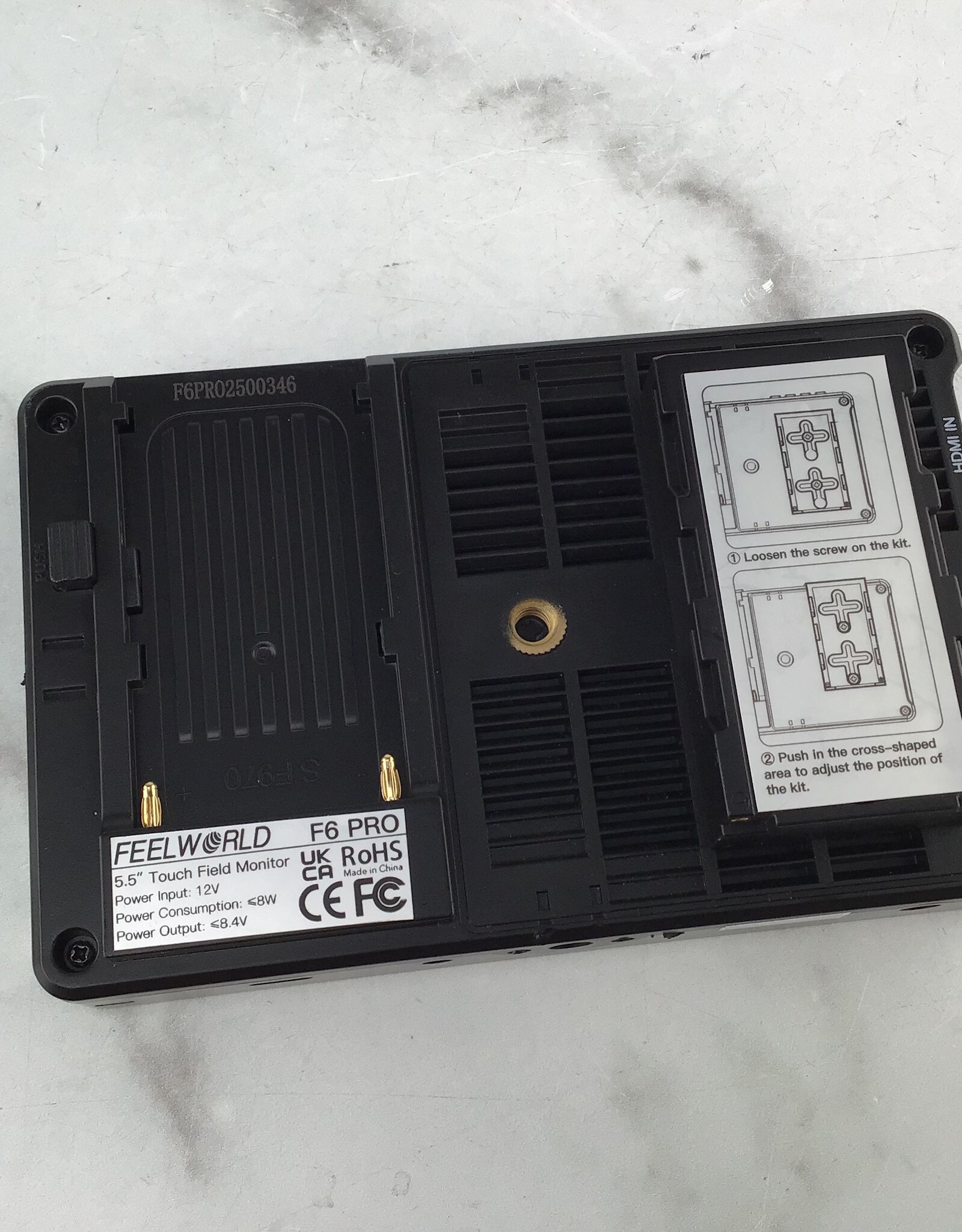 Feelworld Feelworld F6 Pro 4K Monitor w/ Battery Used Good