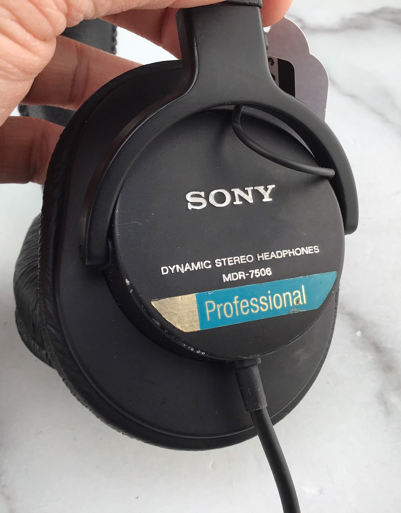 SONY Sony MDR-7506 Headphones Black Used Fair