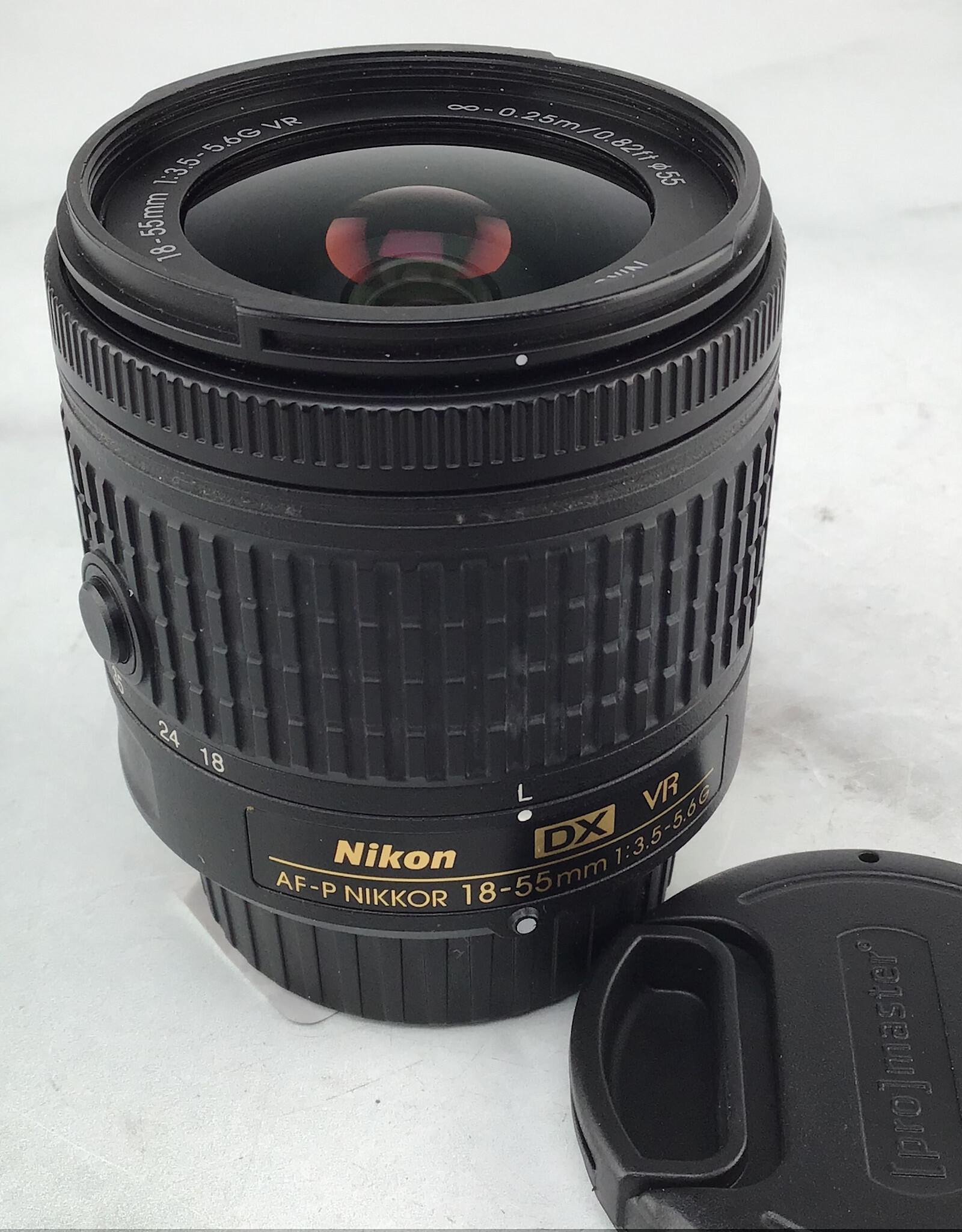 NIKON Nikon AF-P Nikkor 18-55mm f3.5-5.6 G VR Lens Used Good