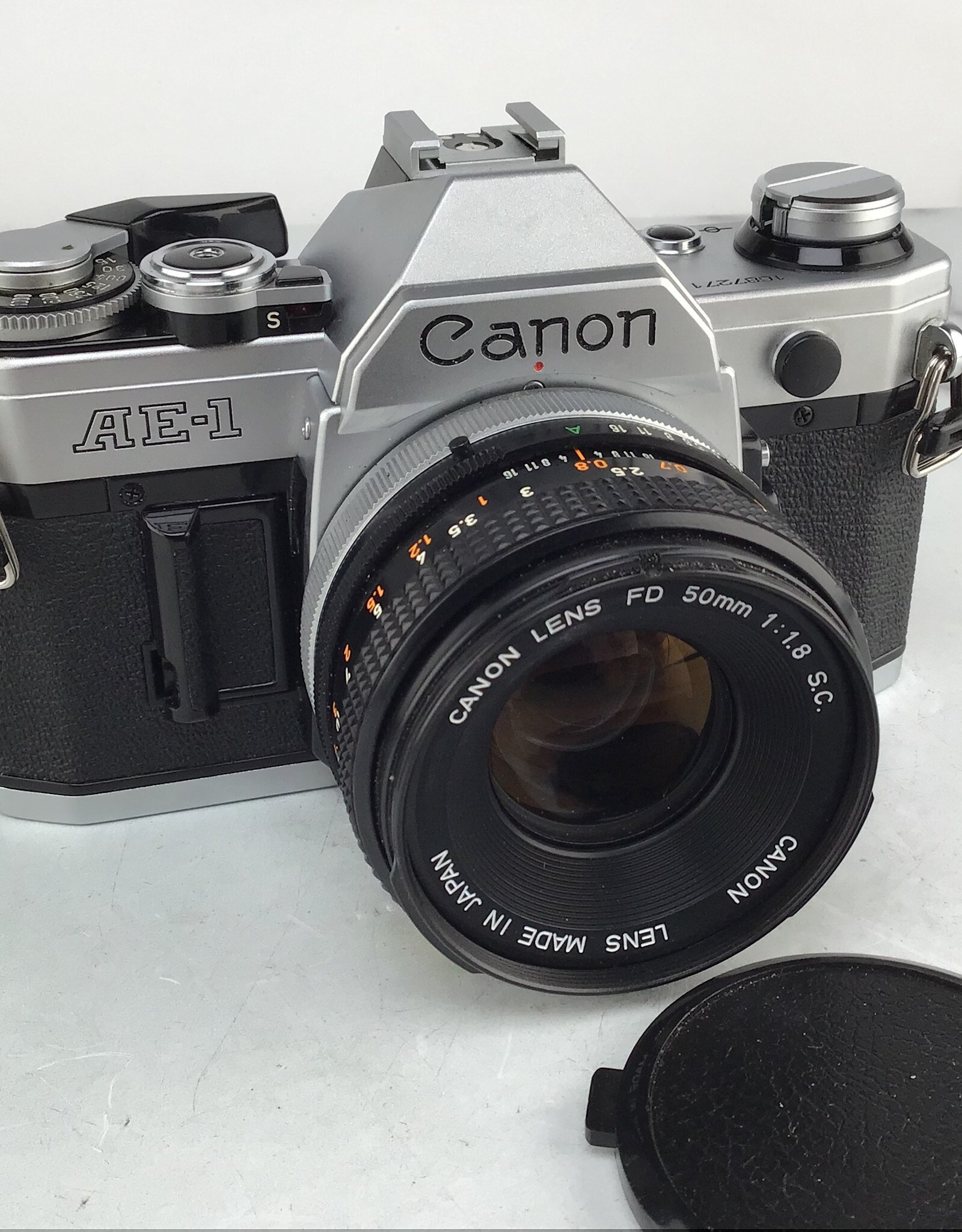 CANON Canon AE-1 Camera w/ 50mm f1.8 Used Good