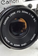 CANON Canon AE-1 Camera w/ 50mm f1.8 Used Good