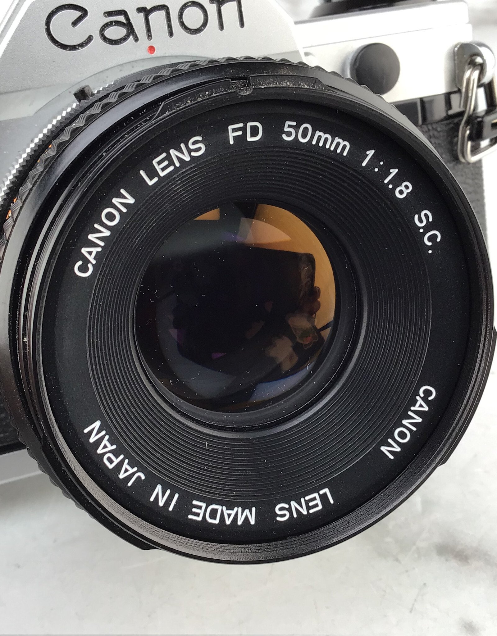 CANON Canon AE-1 Camera w/ 50mm f1.8 Used Good