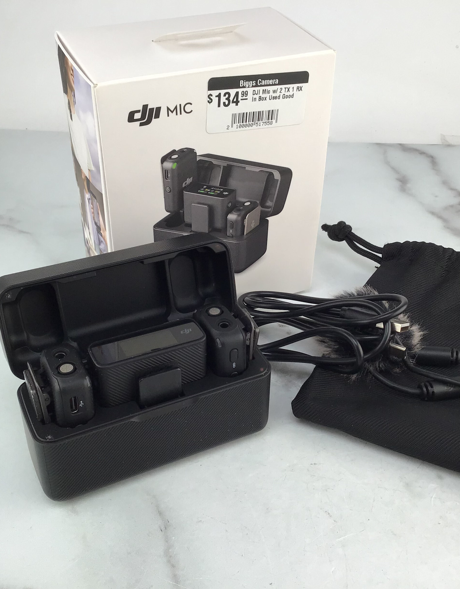 DJI DJI Mic w/ 2 TX 1 RX In Box Used Good