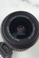 NIKON Nikon AF-S Nikkor 18-55mm f3.5-g.6G VR II Lens Used Good