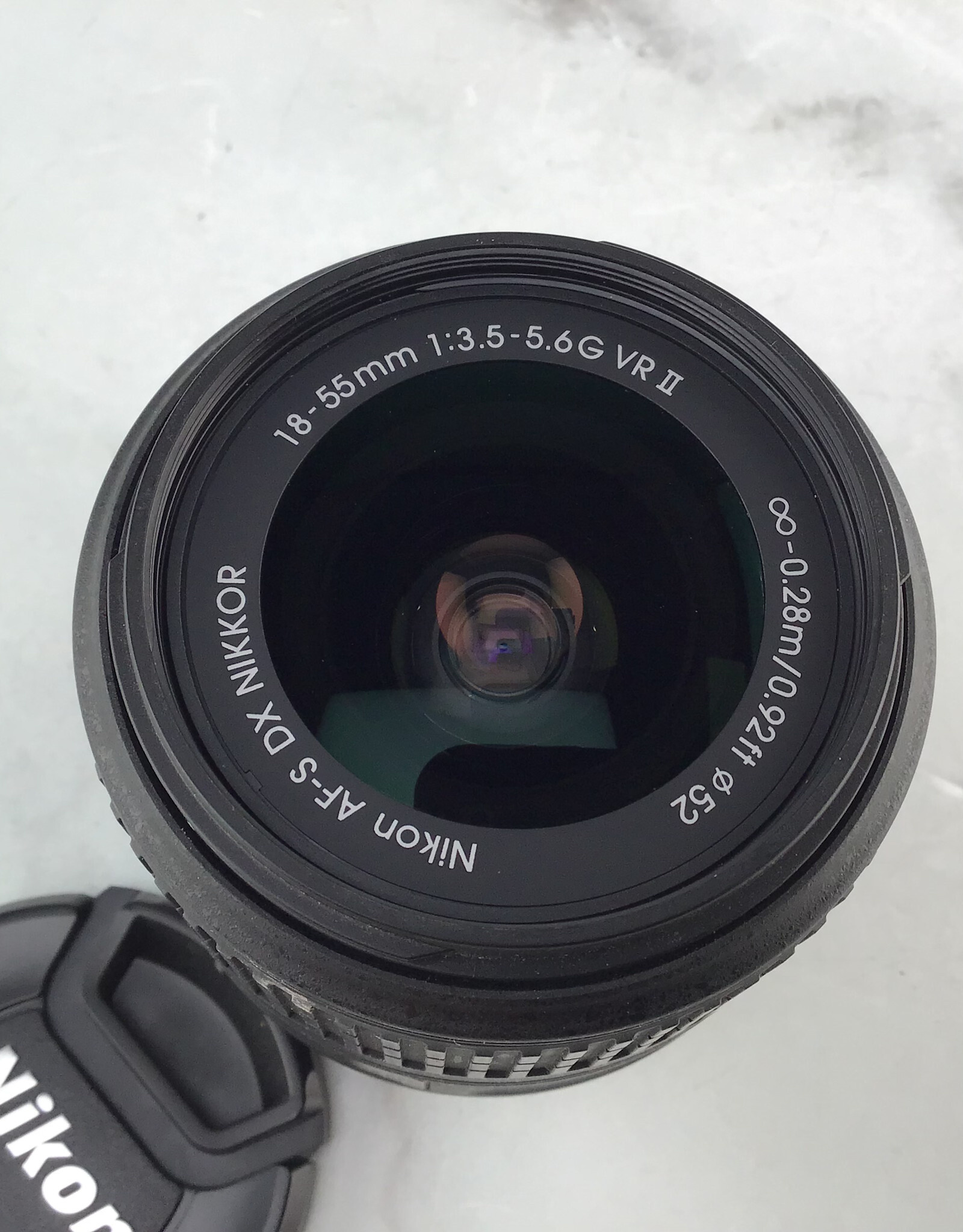 NIKON Nikon AF-S Nikkor 18-55mm f3.5-g.6G VR II Lens Used Good