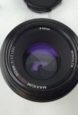 Minolta Minolta Maxxum AF 50mm f1.7 Lens Used Fair