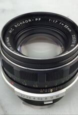 Minolta Minolta MC 55mm f1.7 Lens Focus Stiff Used Fair