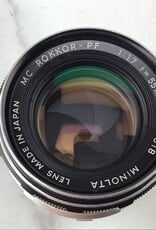 Minolta Minolta MC 55mm f1.7 Lens Focus Stiff Used Fair