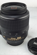 NIKON Nikon AD-S DX Nikkor 18-55mm f3.5-5.6 G VR Lens Used Good