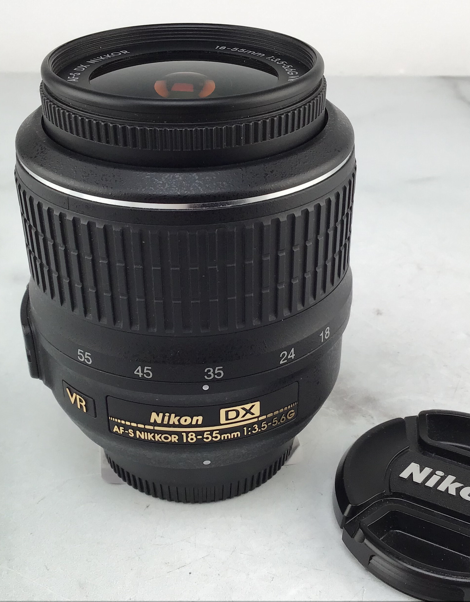 NIKON Nikon AD-S DX Nikkor 18-55mm f3.5-5.6 G VR Lens Used Good