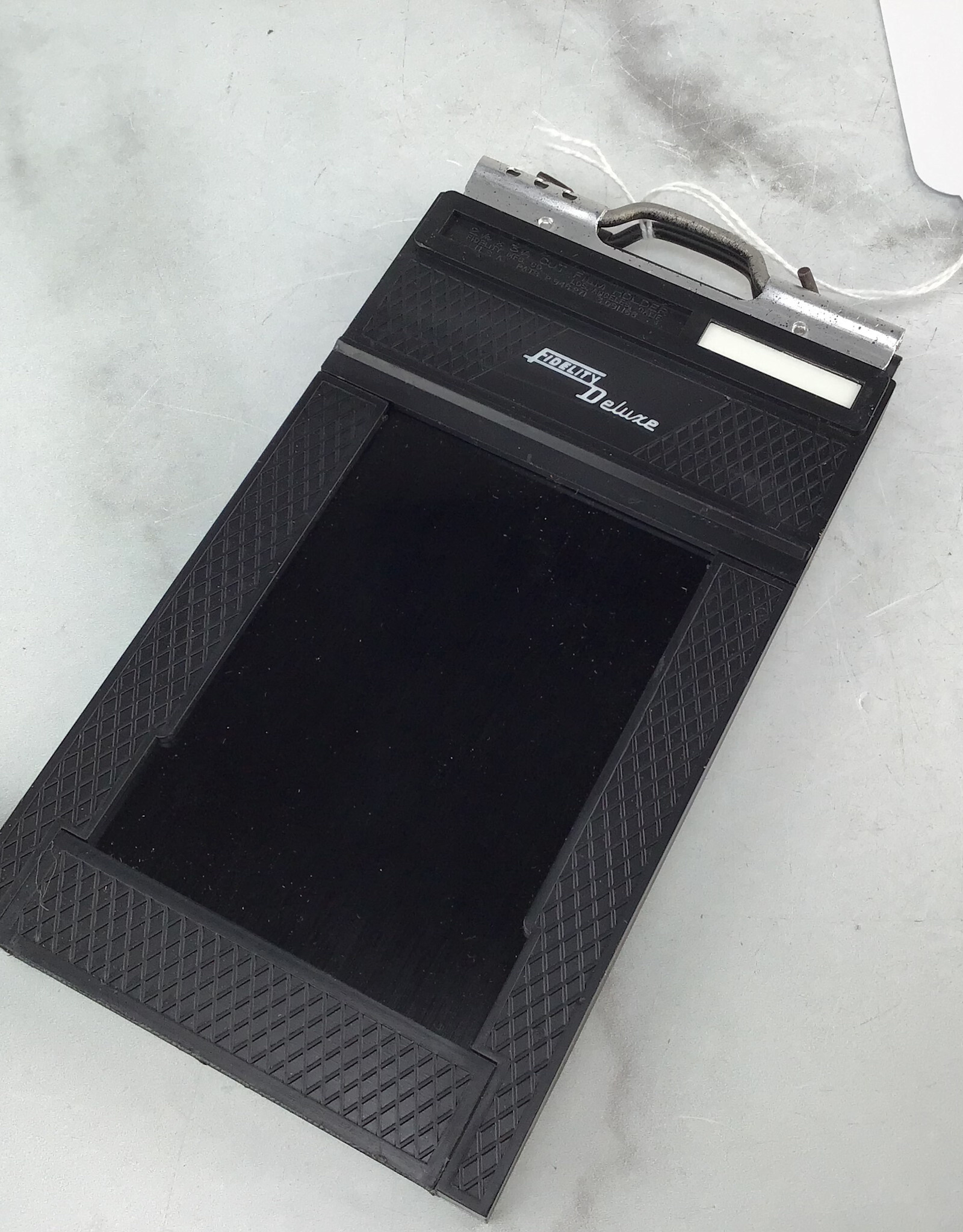 Fidelity Deluxe Fidelity Deluxe 2 1/4" X 3 1/4" Cut Film Holder Used Good