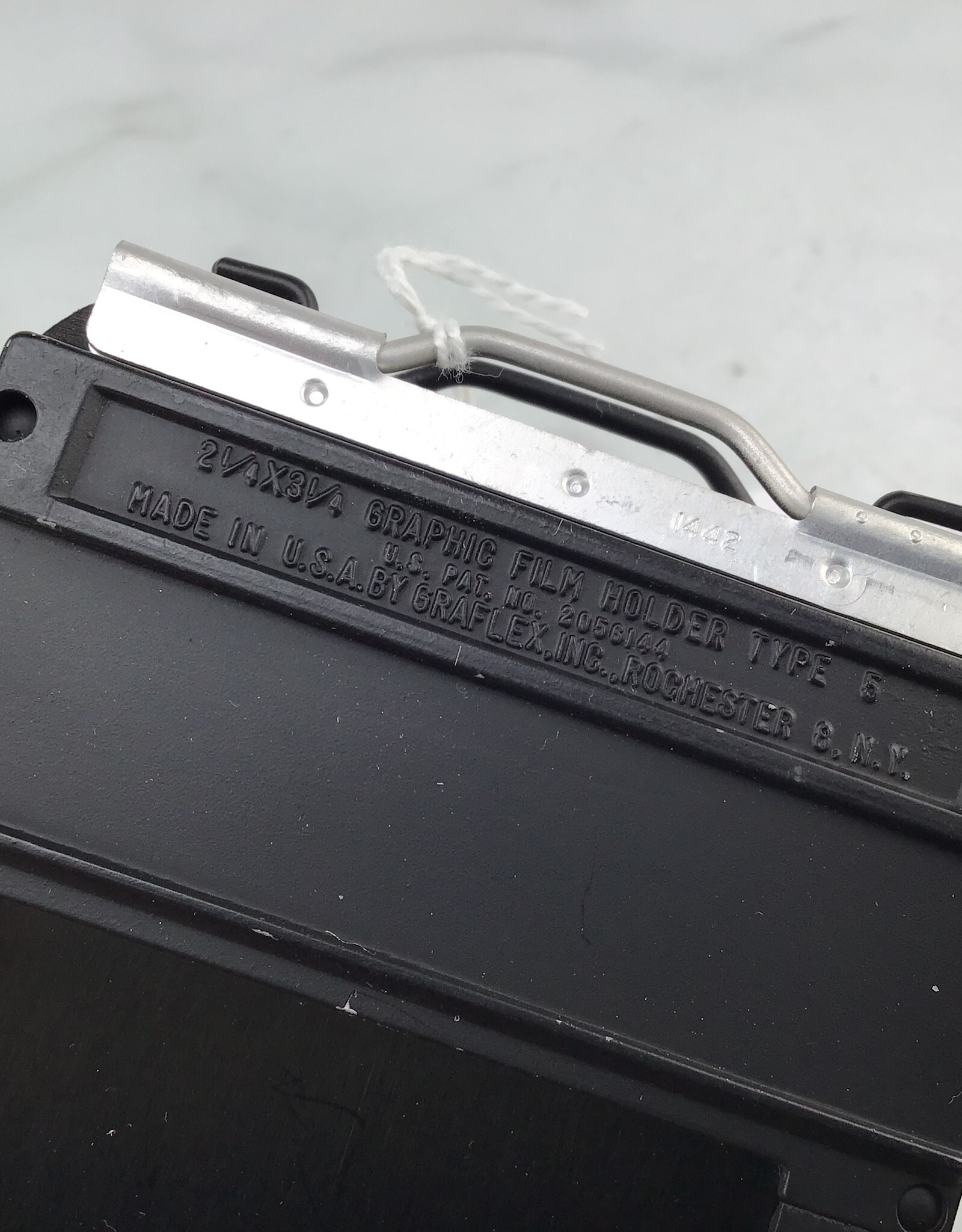graflex Graphic  2 1/4" X 3 1/4" Cut Film Holder Used Good