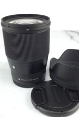 SIGMA Sigma 16mm f1.4 DC DN Lens for Canon EF-M Used Good