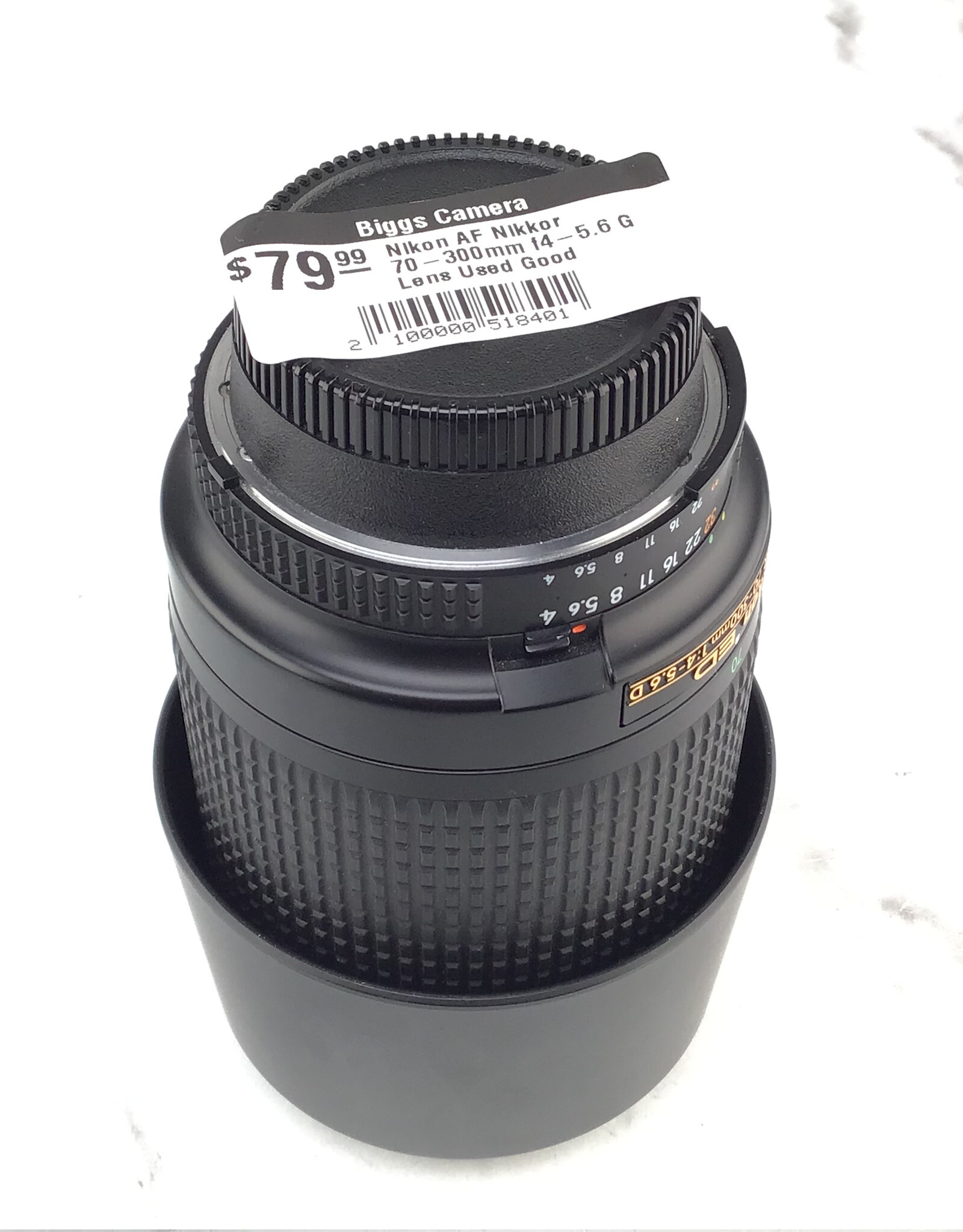 NIKON Nikon AF Nikkor 70-300mm f4-5.6 D Lens Used Good