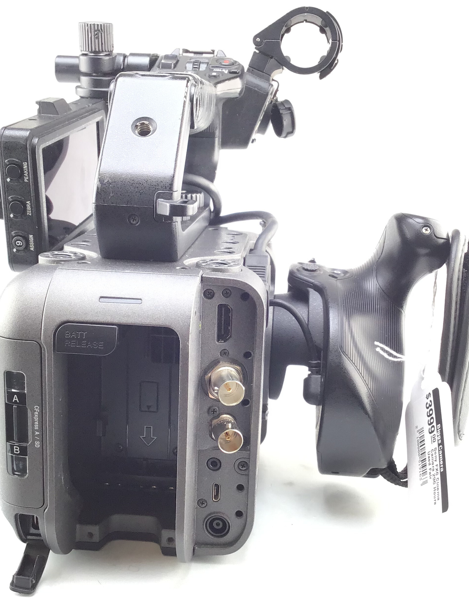 SONY Sony FX6 Cinema Camera 296 Hours Used Fair