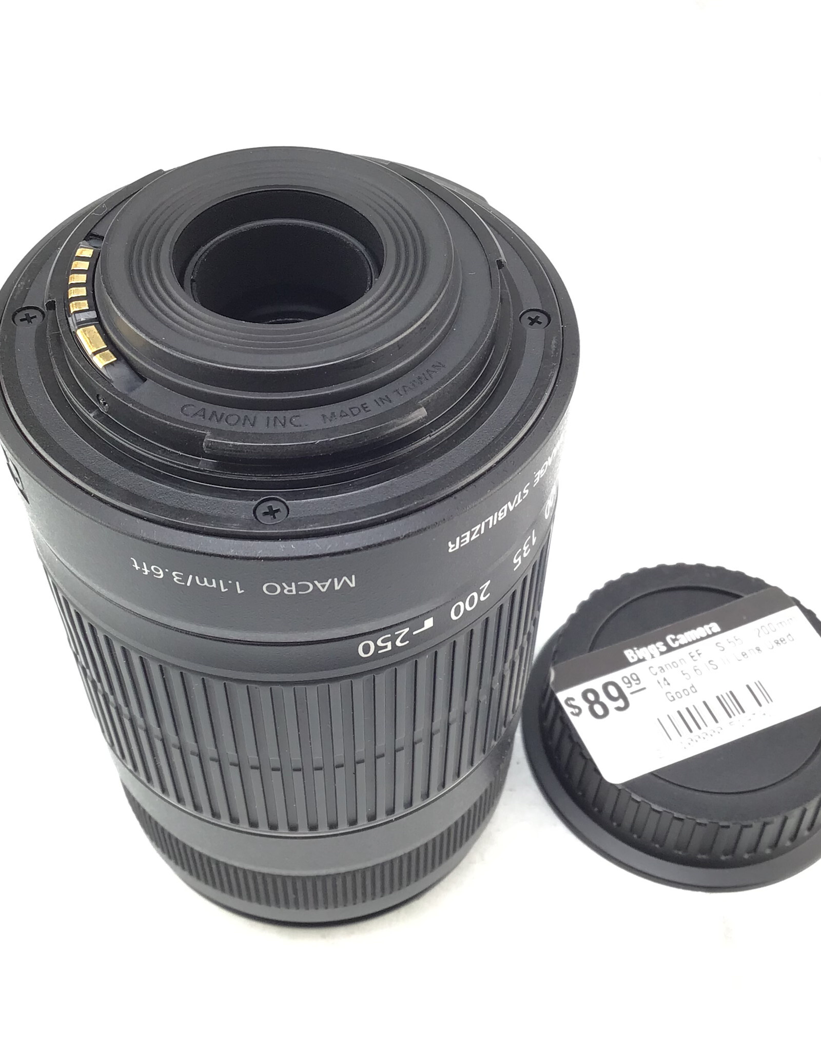 CANON Canon EF-S 55-200mm f4-5.6 IS II Lens Used Good