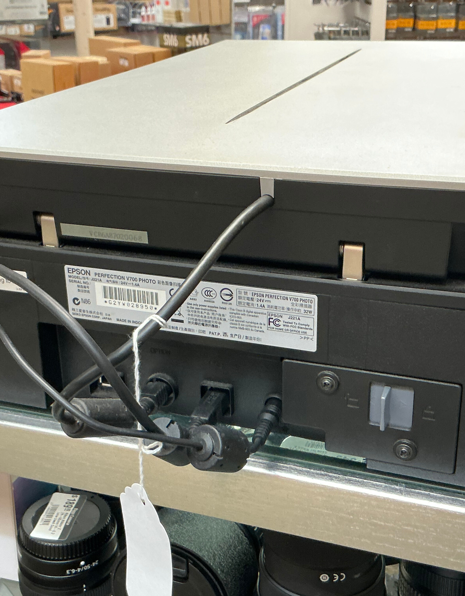 Epson Perfection V700 Scanner Used Good