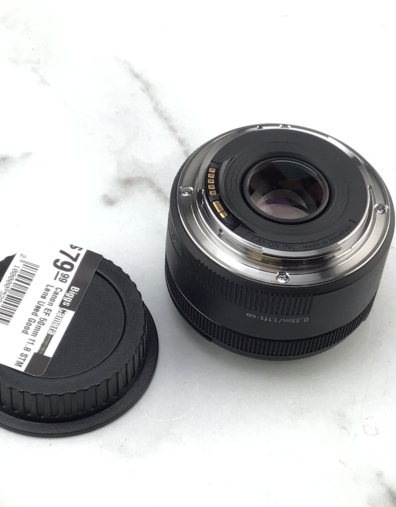 CANON Canon EF 50mm f1.8 STM Lens Used Good