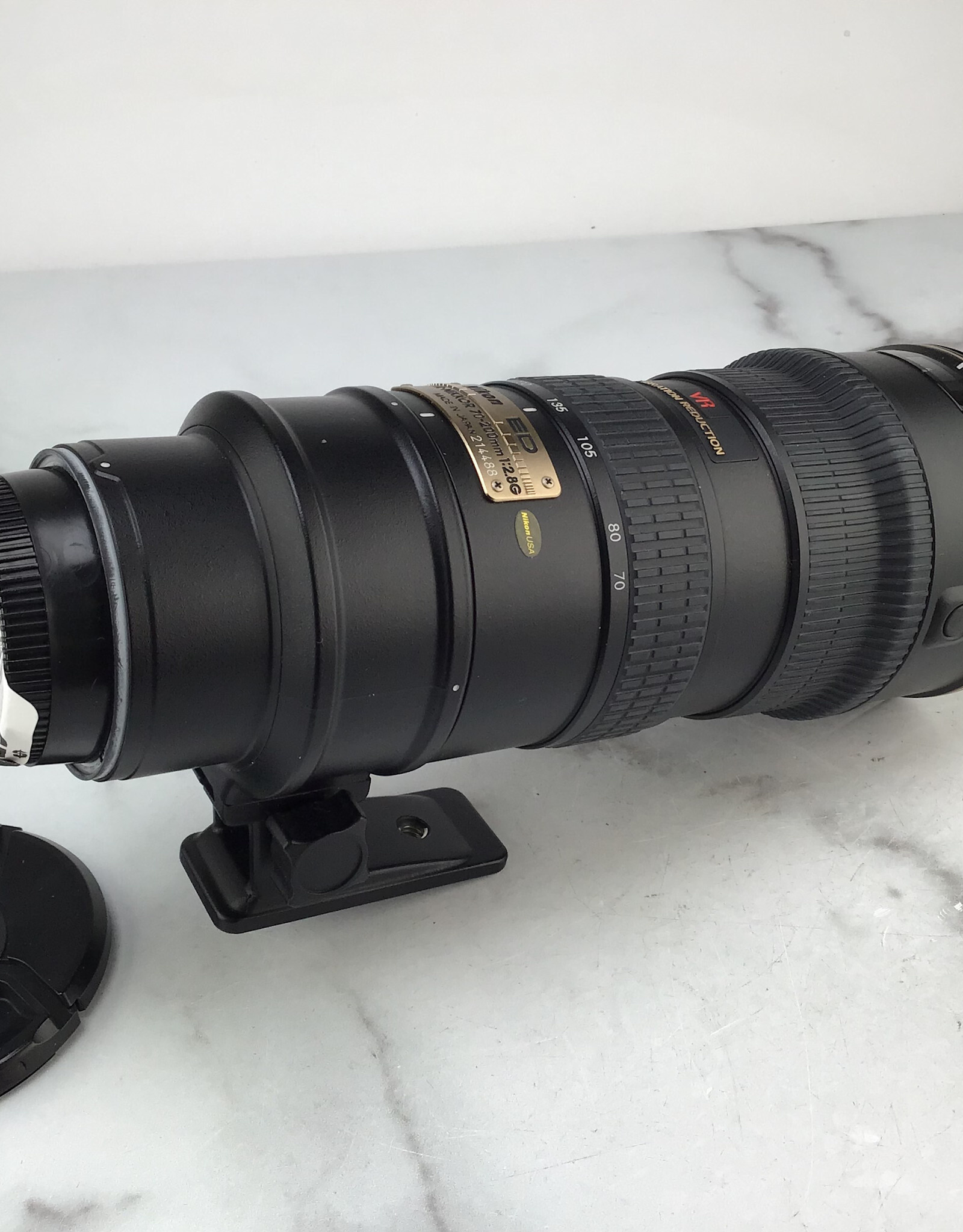 NIKON Nikon ED AF-S VR Nikkor 70-200mm f2.8 VR Lens Used Good