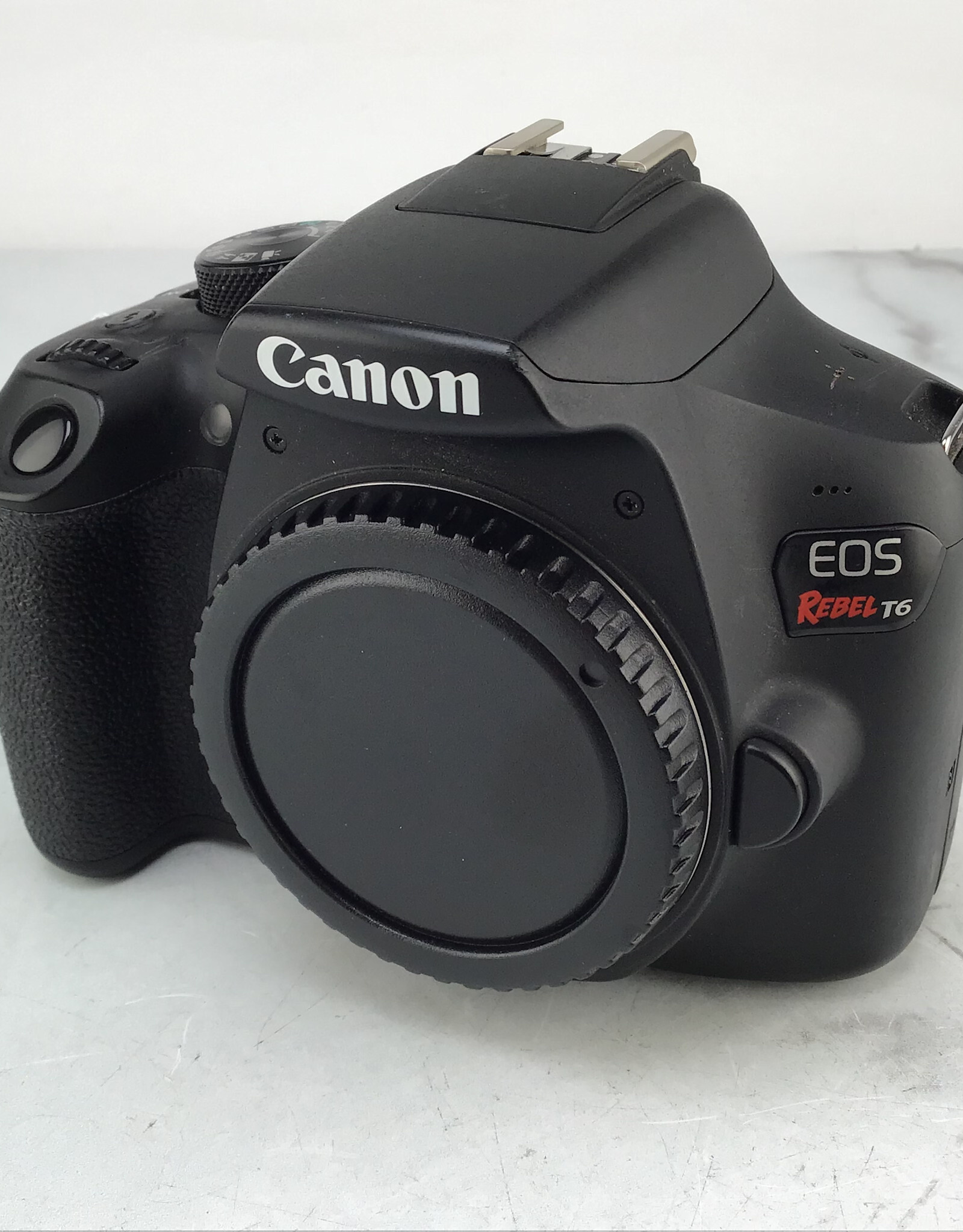 CANON Canon EOS Rebel T6 Body Missing Battery Door Used Good