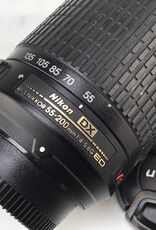 NIKON Nikon DX AF-S Nikkor 55-200mm f4-5.6G VR Lens Used Good