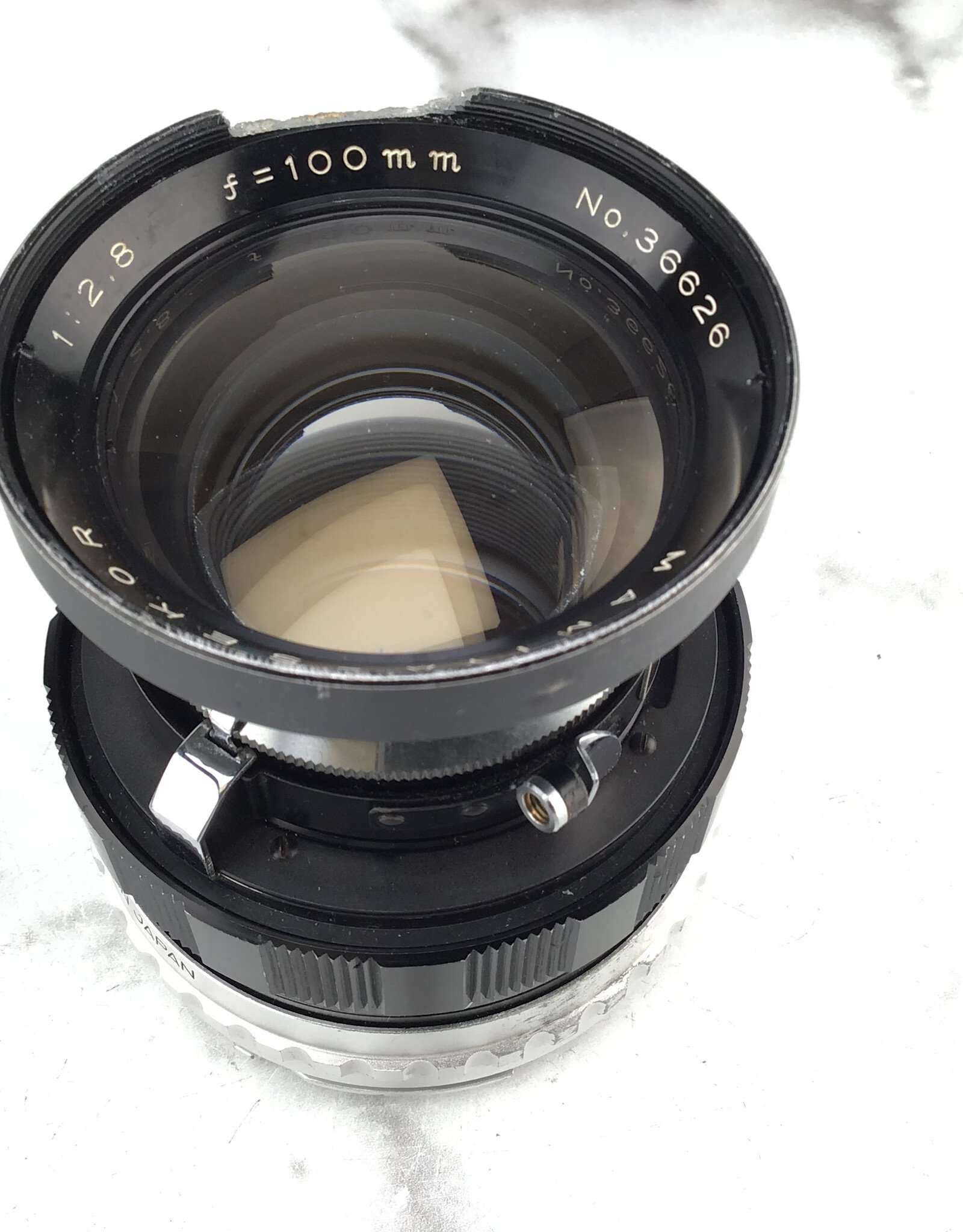 MAMIYA Mamiya 100mm f2.8 Lens for Universal Press Used BGN