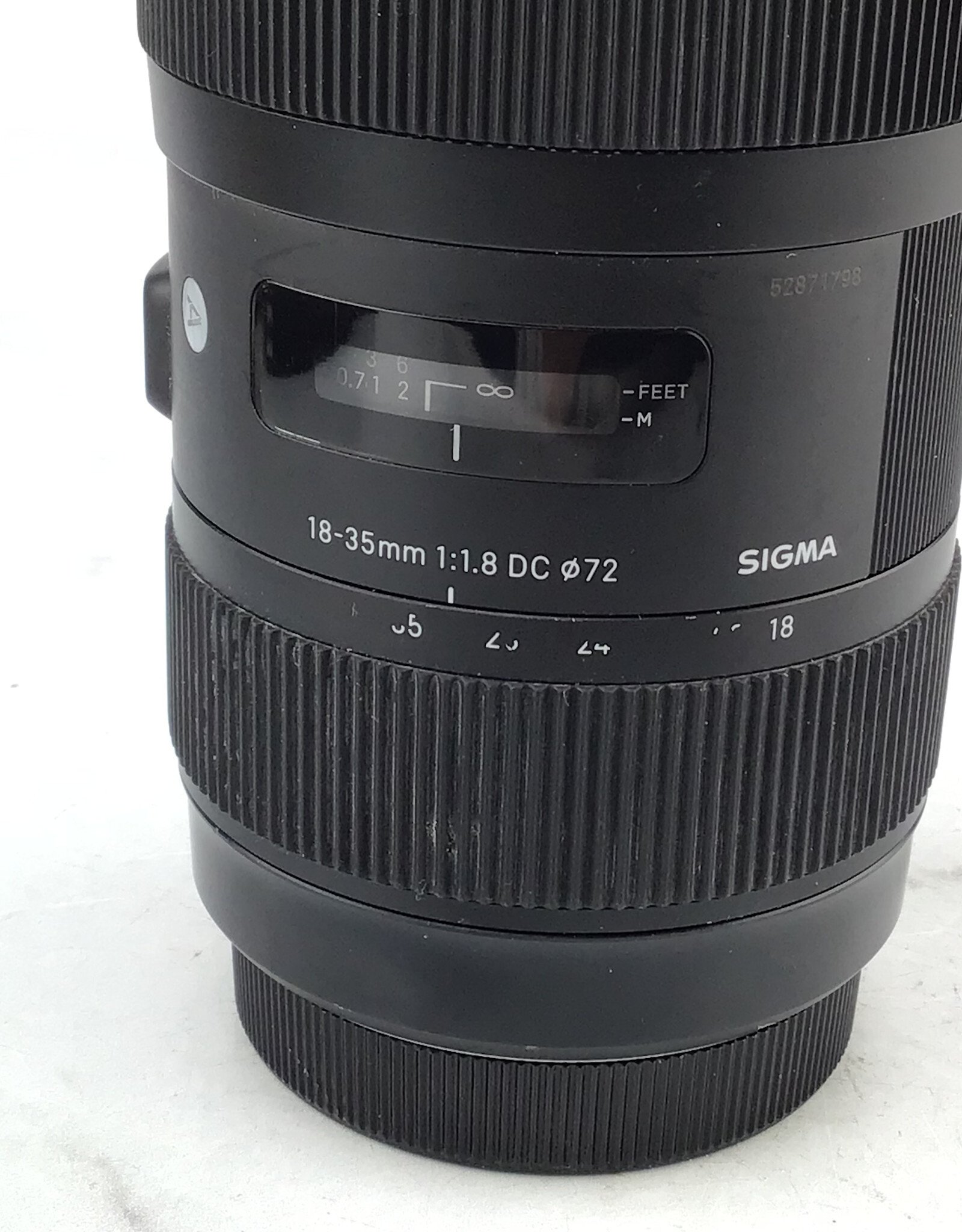 SIGMA Sigma 18-35mm f1.8 DC Lens for Canon Used Fair