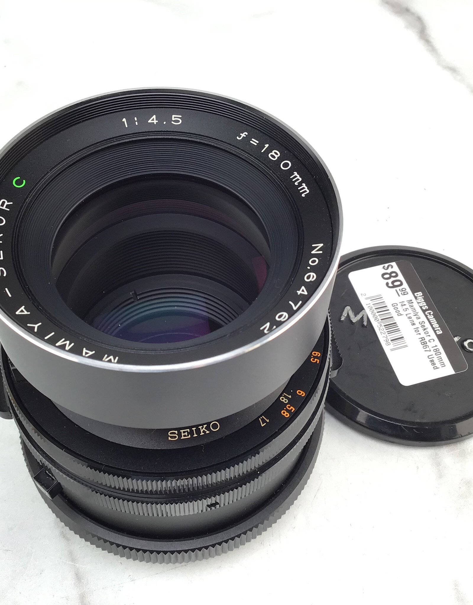 MAMIYA Mamiya Sekor C 180mm f4.5 Lens for RB67 Used Good