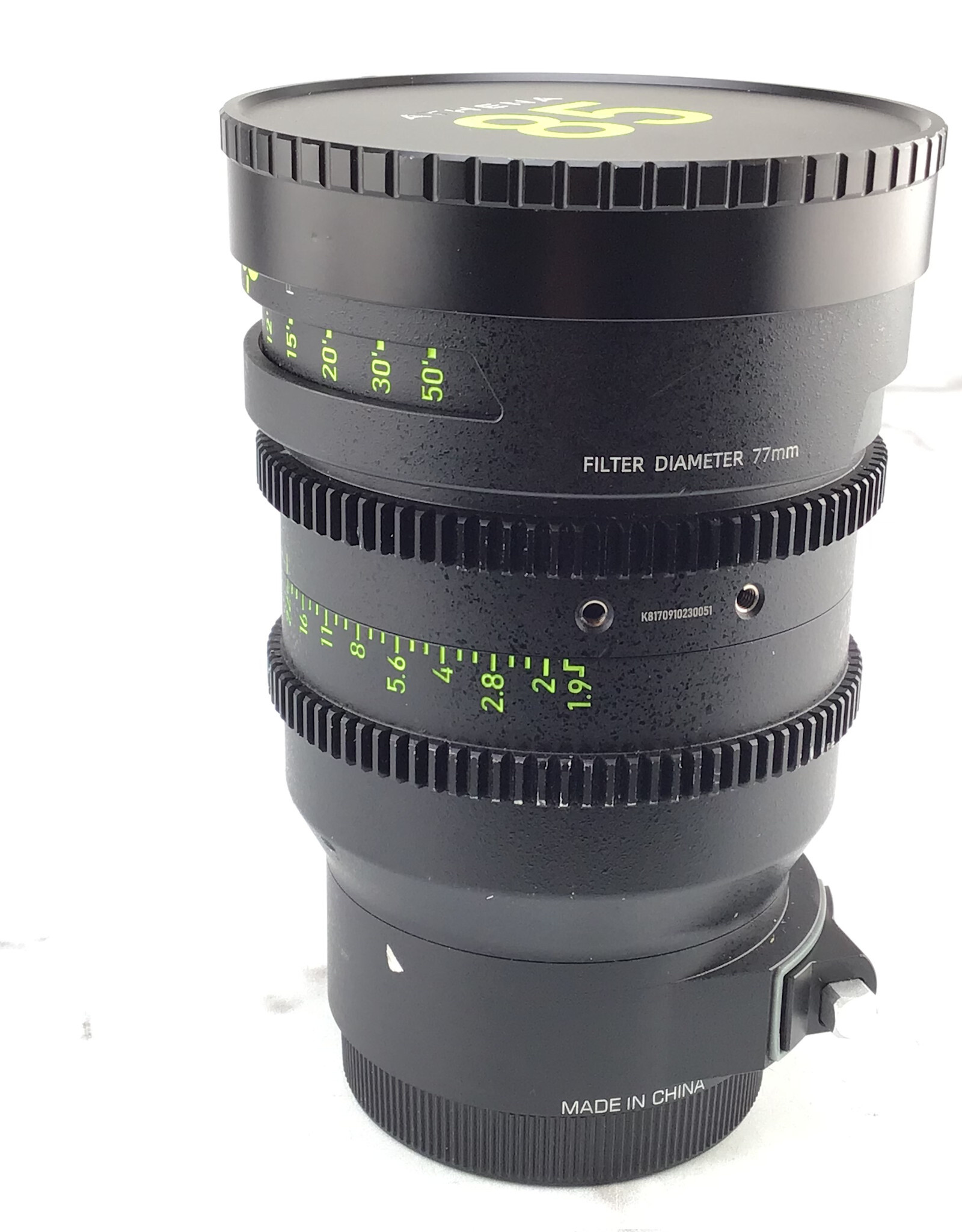 Nisi Nisi Athena 85mm T1.9 Lens for Sony Used Good
