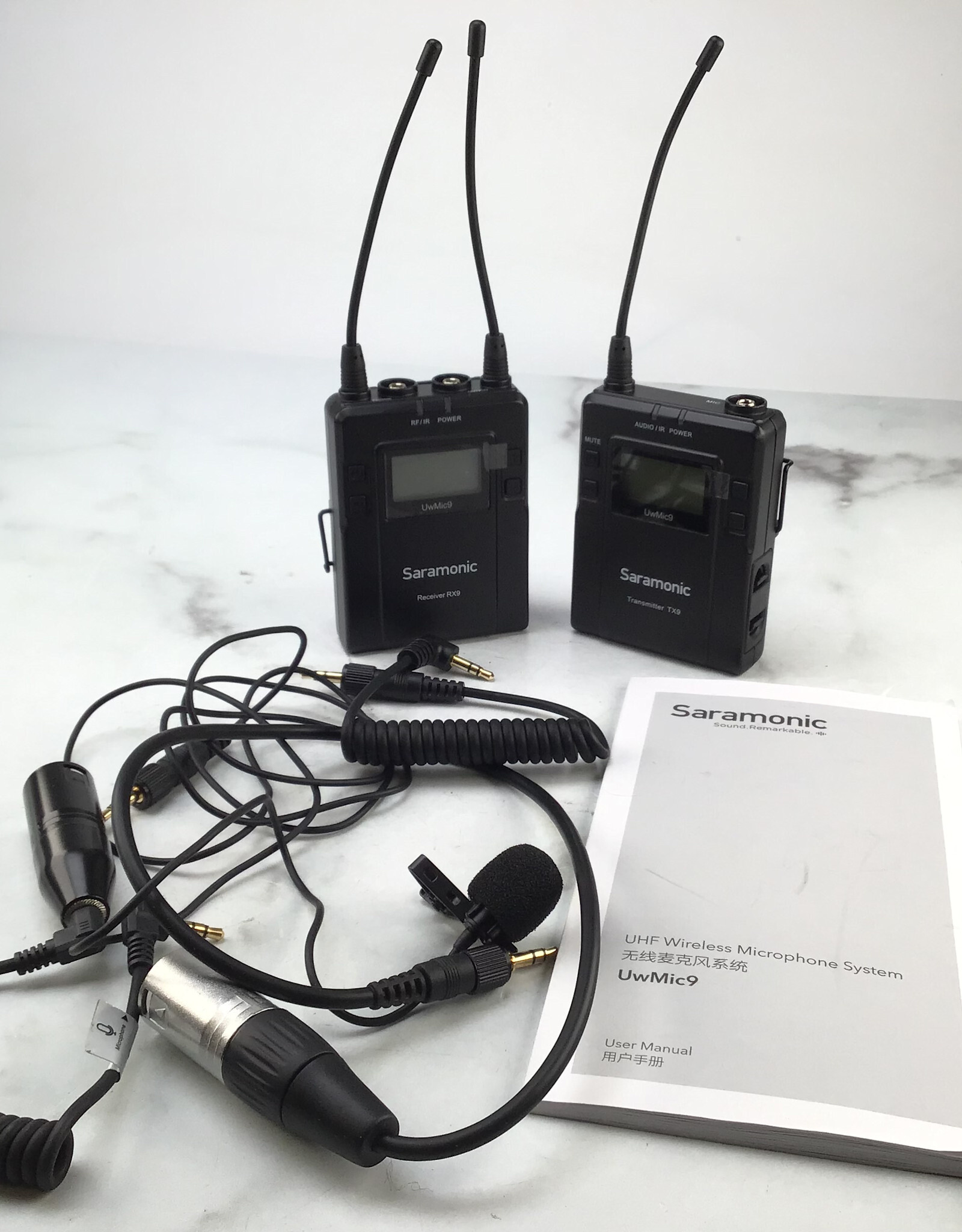 Saramonic UwMic 9 (RX9+TX9) Wireless Micrphone Set Used Good