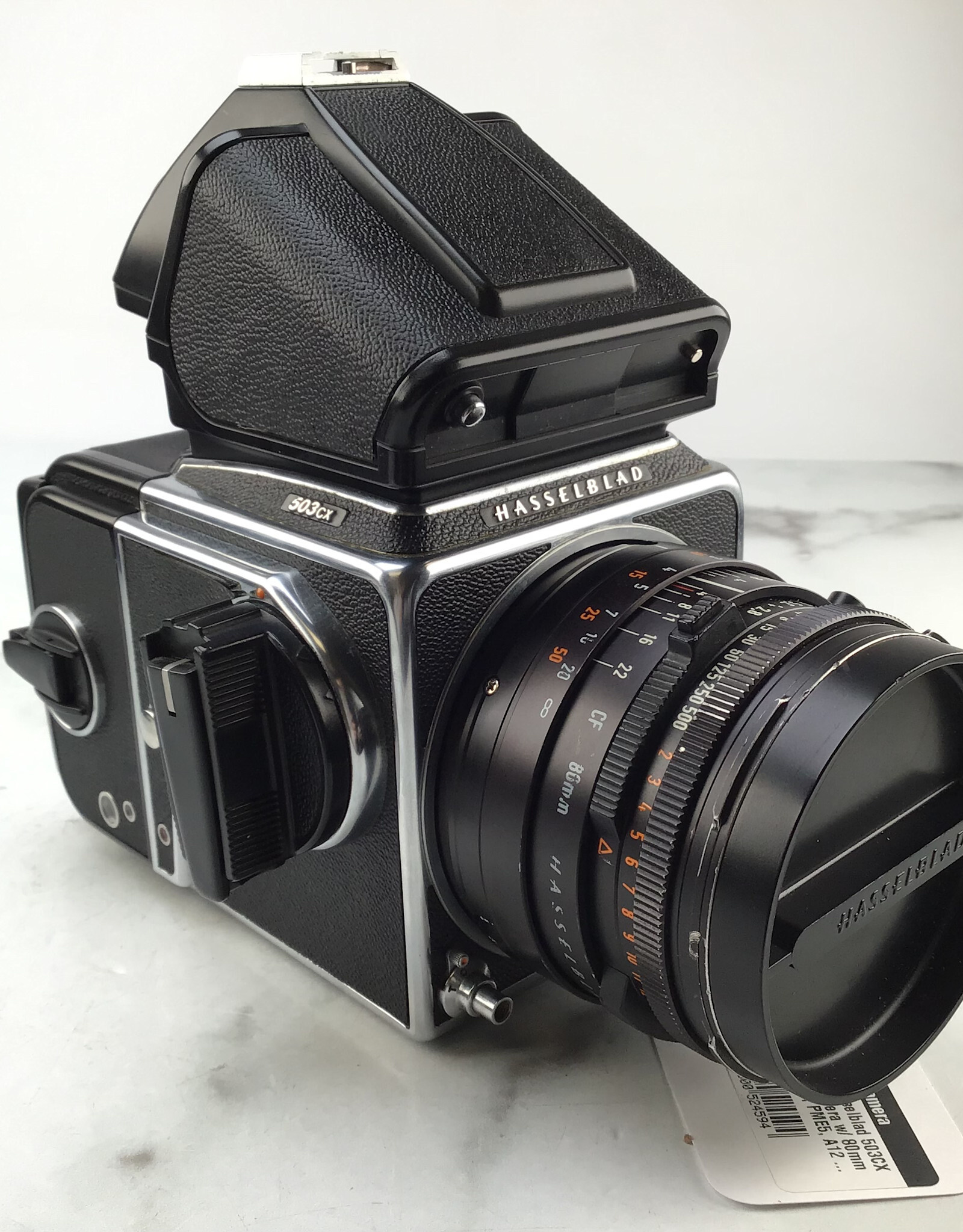 Hasselblad Hasselblad 503CX Camera w/ 80mm CF, PME5, A12 Used Good