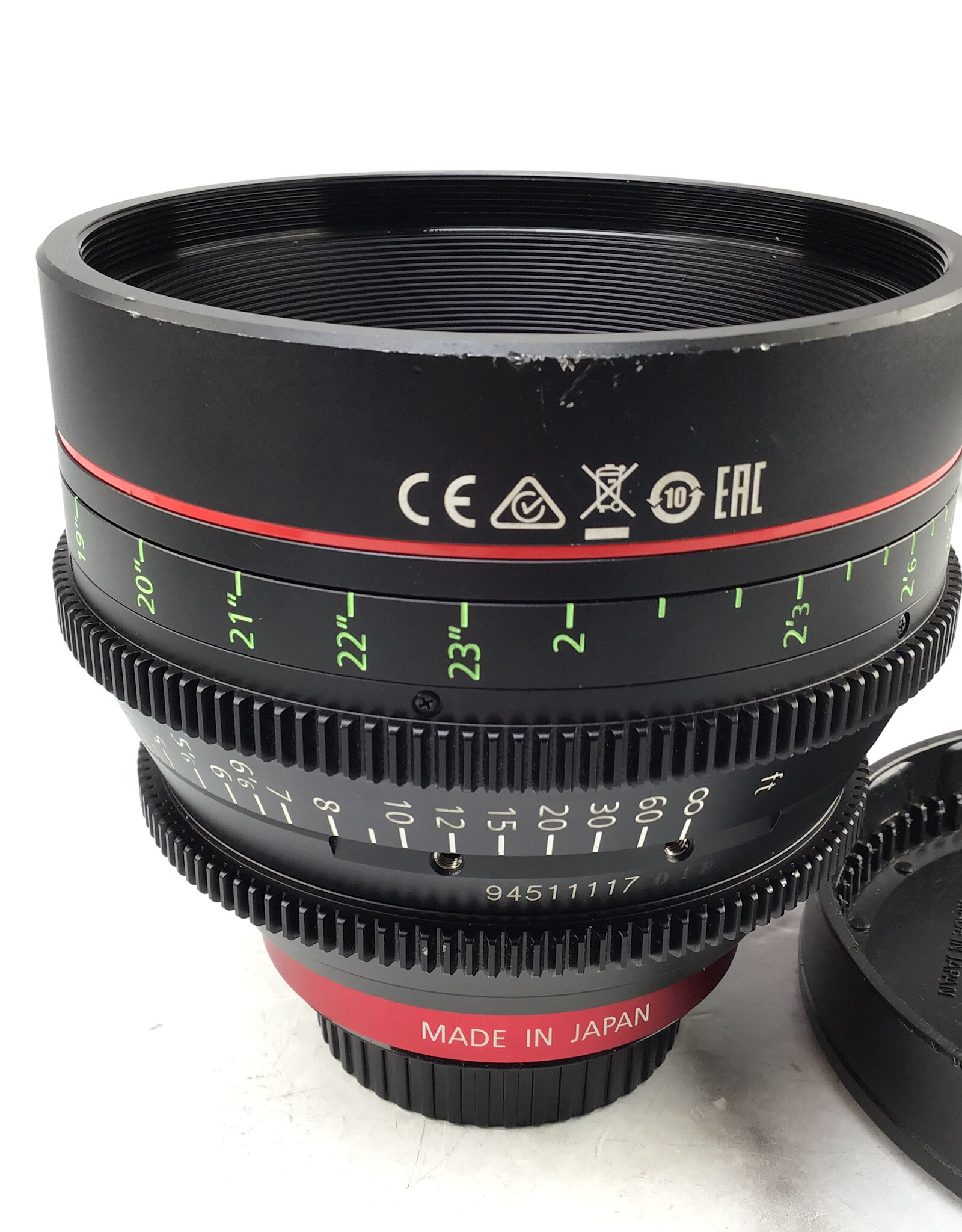 CANON Canon 50mm CN-E 50mm T1.3 L Cinema Lens Used Good