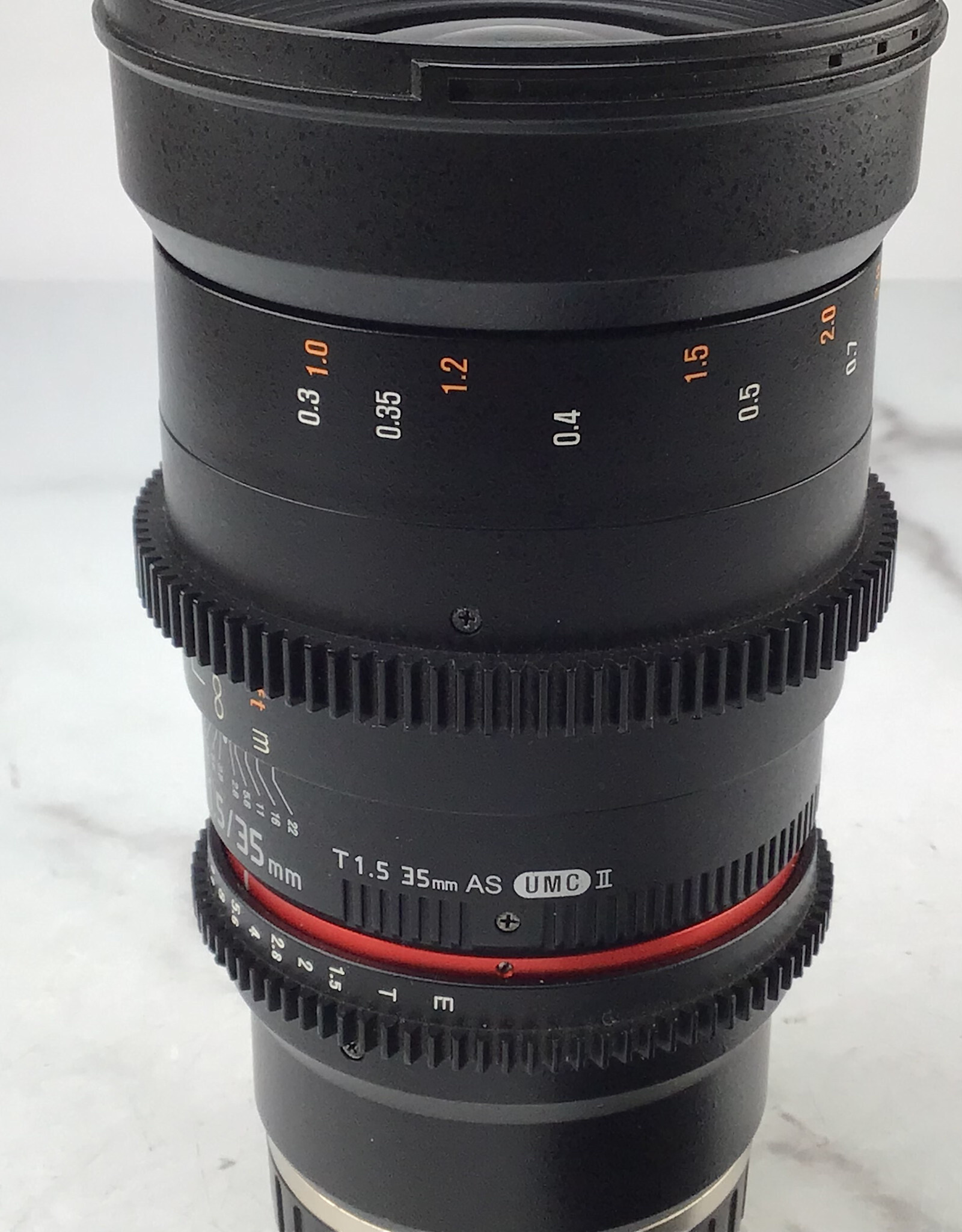 ROKINON Rokinon 35mm T1.5 AS UMC II Lens for Sony Used Good