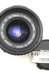 CANON Canon FD 35-70mm f3.5-4.5 Lens Used Good