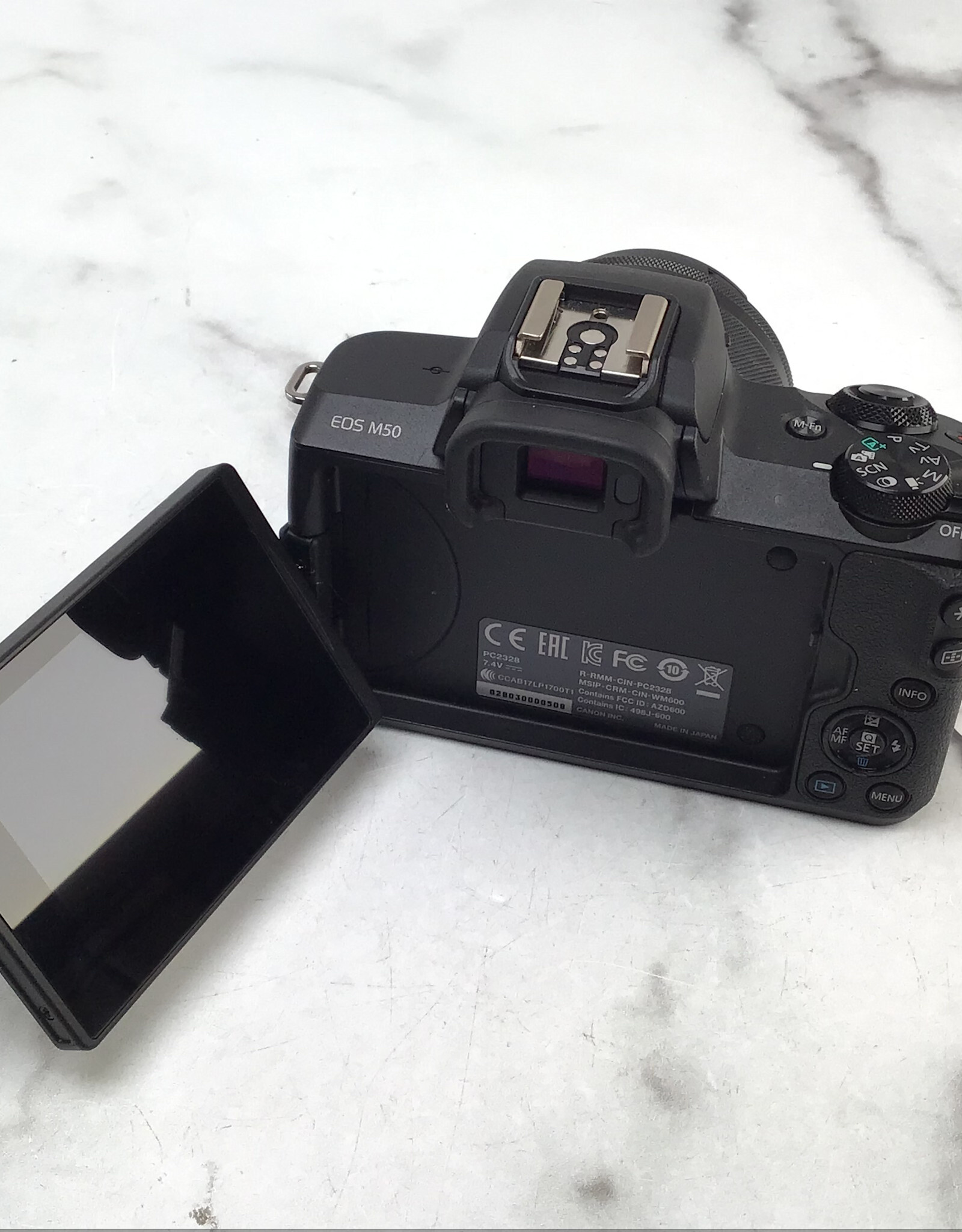 CANON Canon EOS M50 Camera w/ 15-45mm Used Good