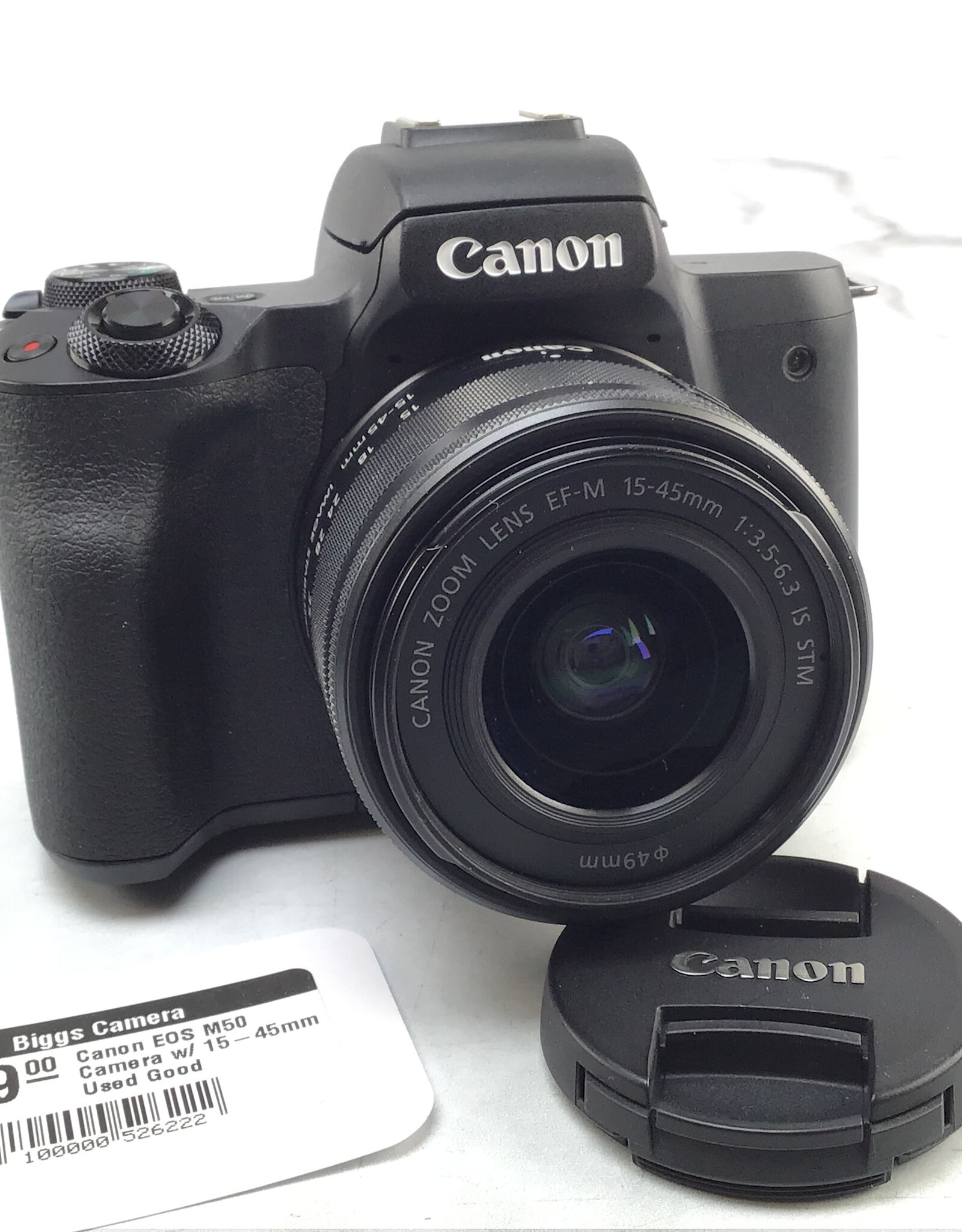 CANON Canon EOS M50 Camera w/ 15-45mm Used Good