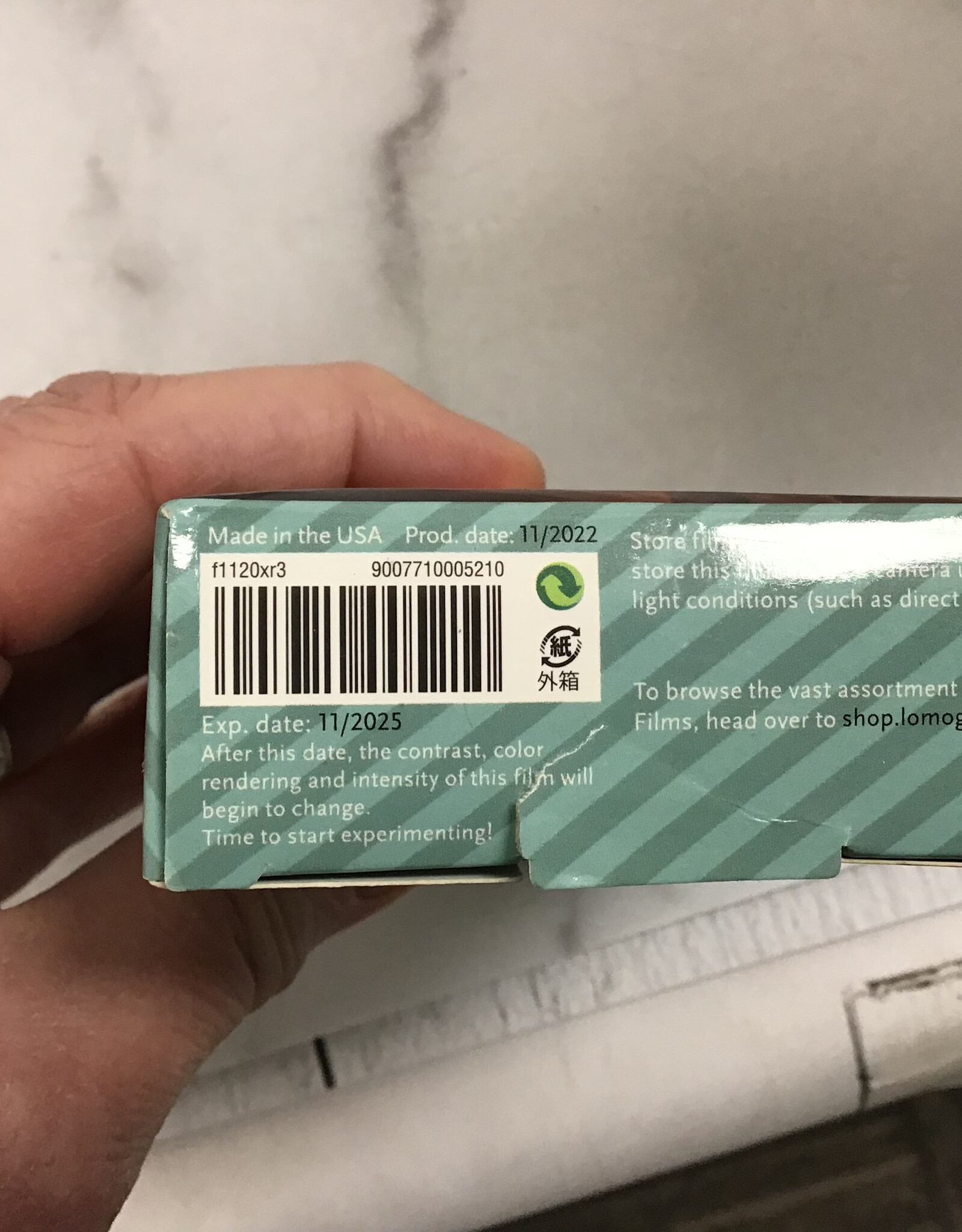 Lomography Redscale XR 120 ISO 50-200 3 rolls EXPIRED 11/25