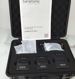 Saramonic UwMic9s Dual Kit (2-TX 1-RX) in Case Used EX