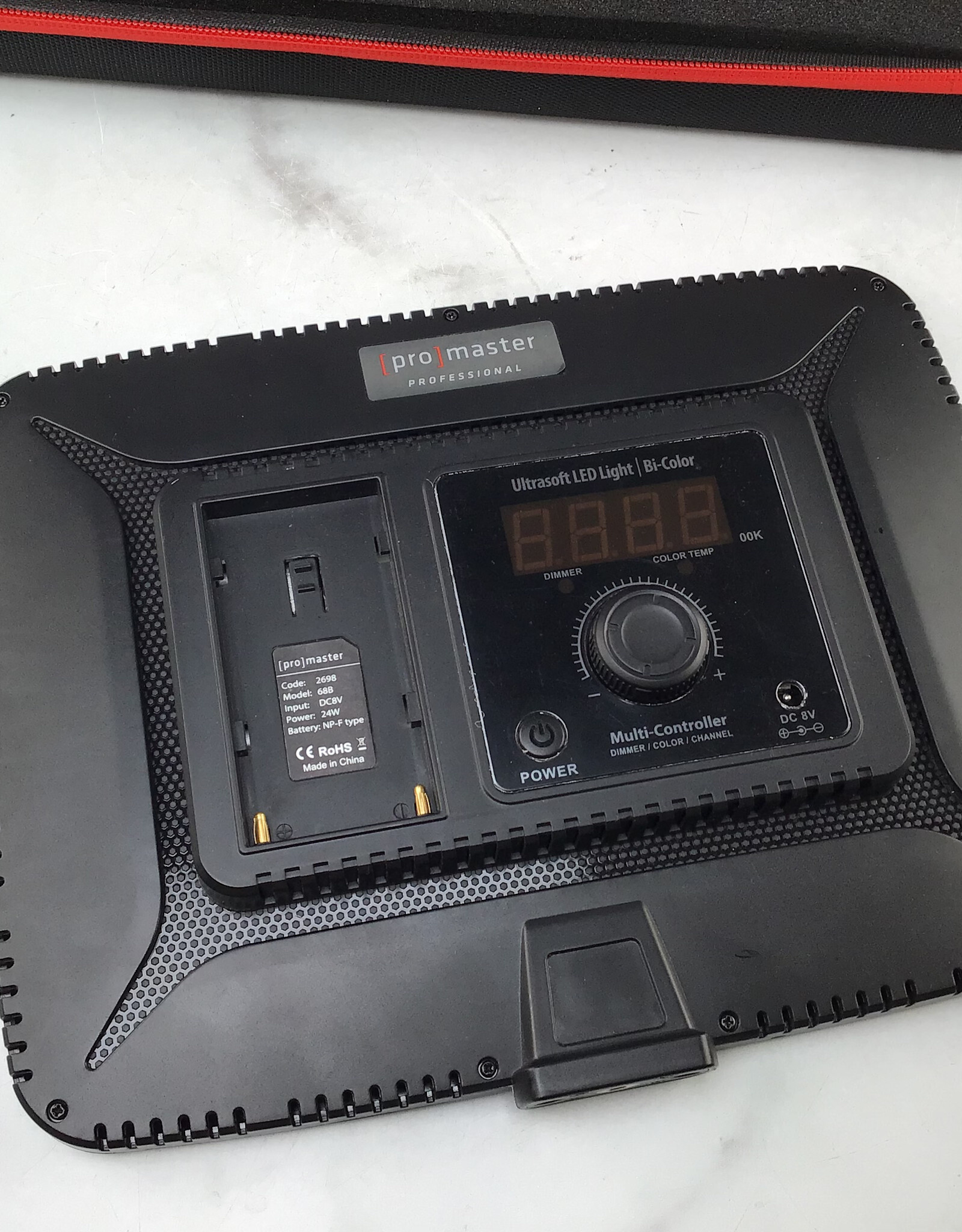 Promaster Ultrasoft 68B LED Light in Case Used Good